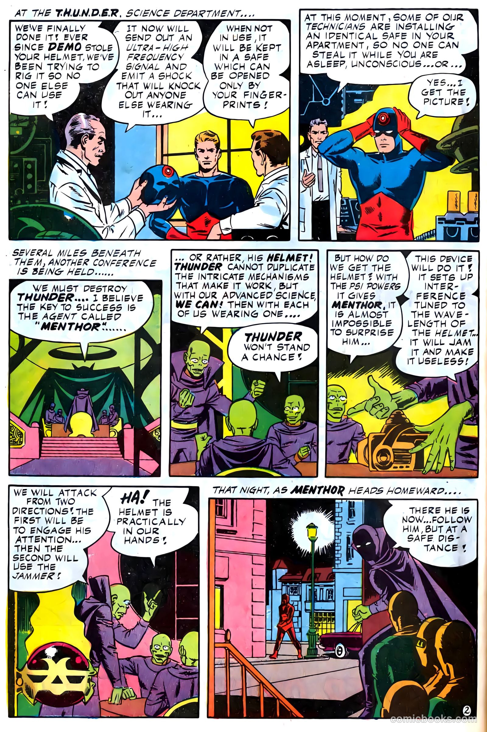 T.H.U.N.D.E.R. Agents #18 (1968) — page 44 of 52