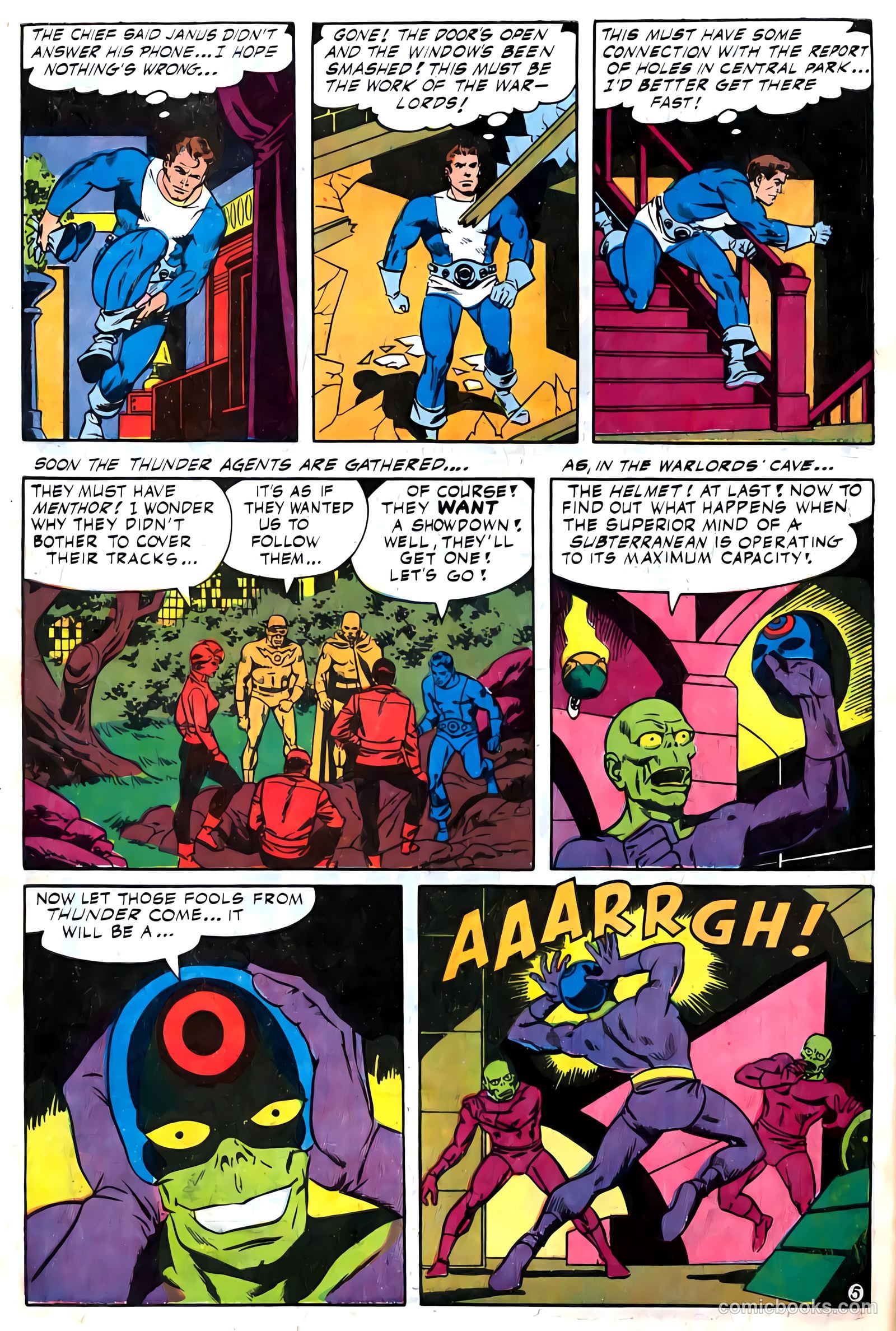 T.H.U.N.D.E.R. Agents #18 (1968) — page 47 of 52