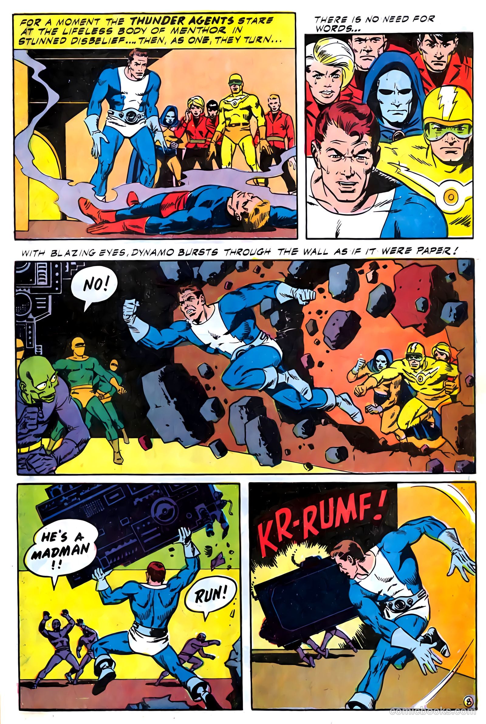 T.H.U.N.D.E.R. Agents #18 (1968) — page 50 of 52