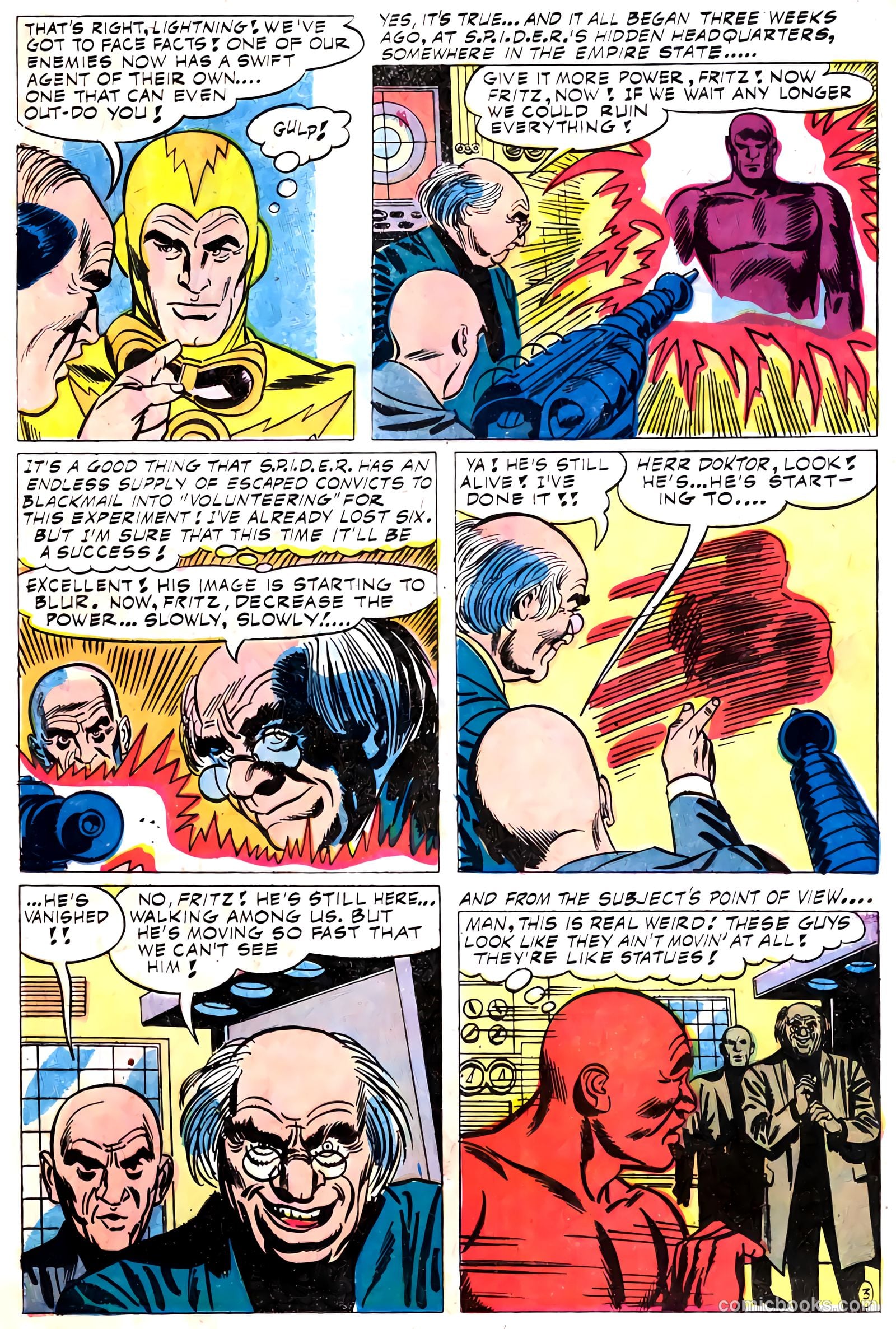 T.H.U.N.D.E.R. Agents #19 (1968) — page 45 of 52
