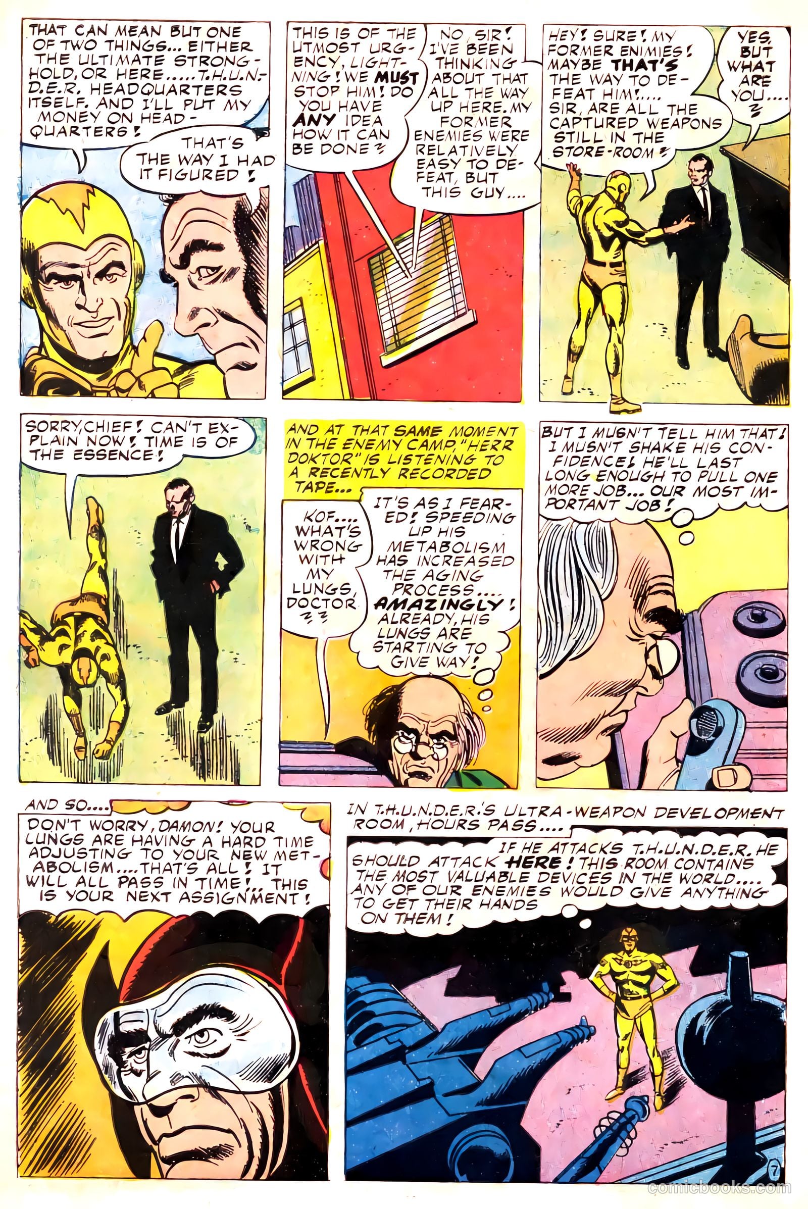 T.H.U.N.D.E.R. Agents #19 (1968) — page 49 of 52