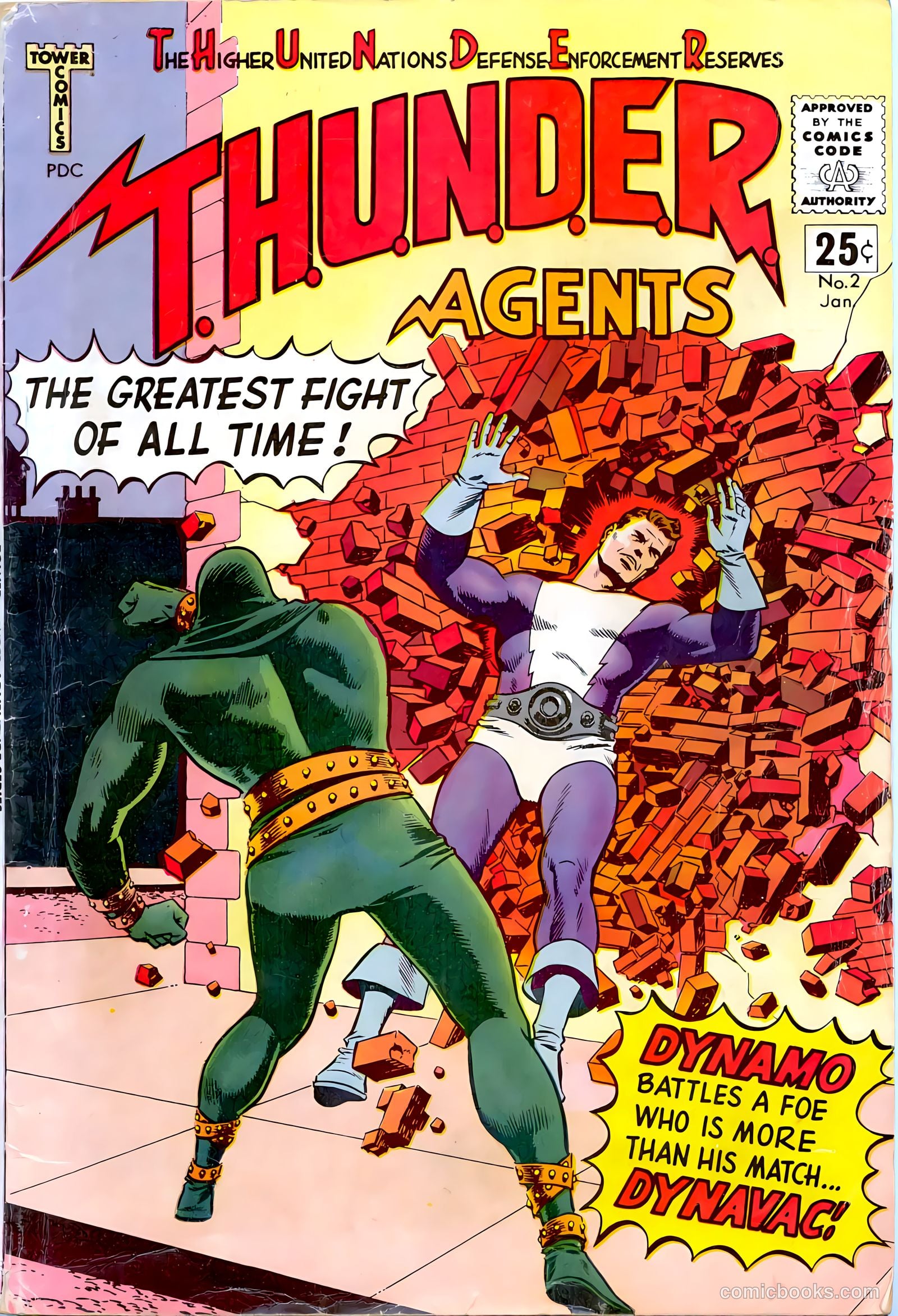 T.H.U.N.D.E.R. Agents #2 cover