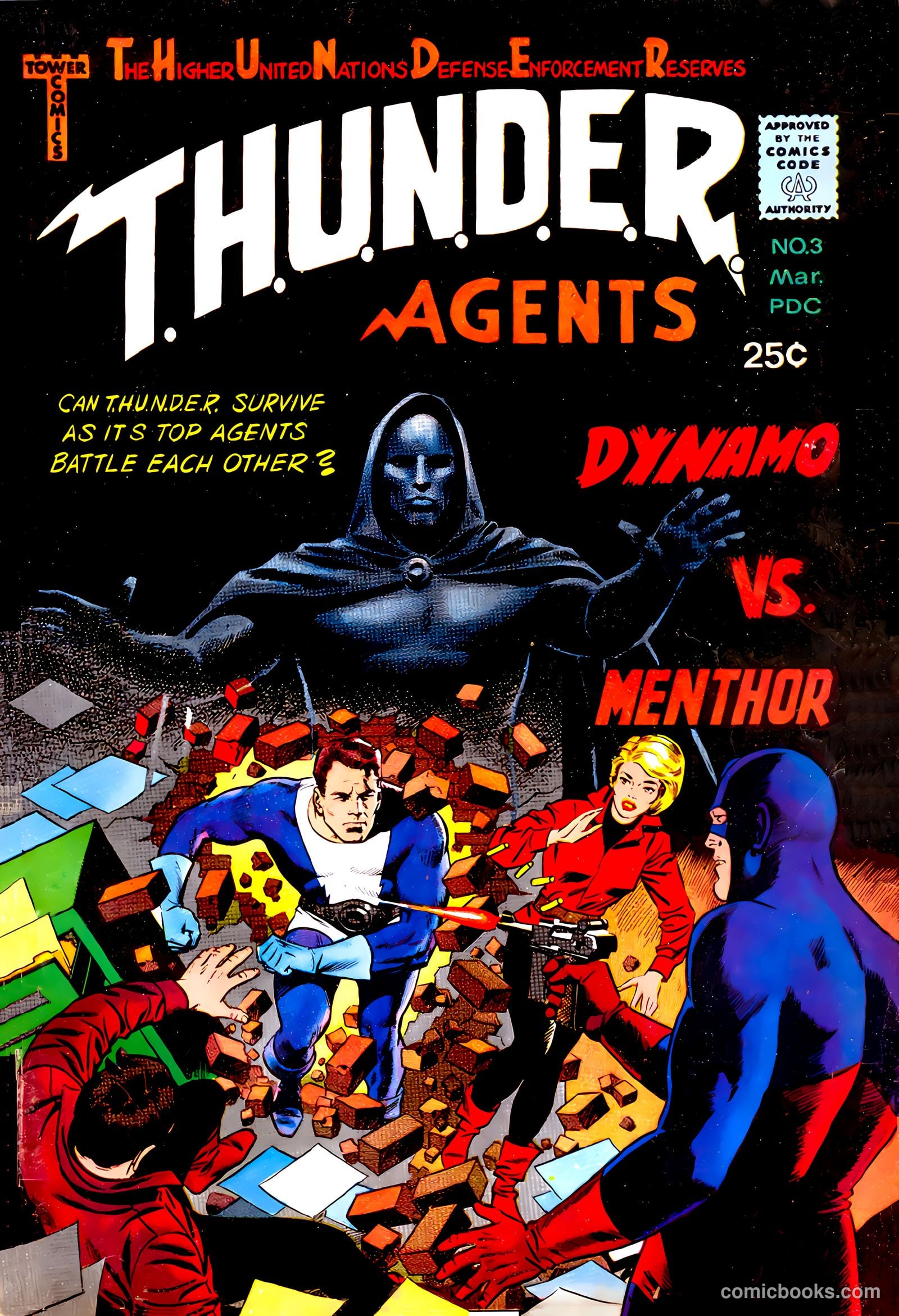 T.H.U.N.D.E.R. Agents #3 cover