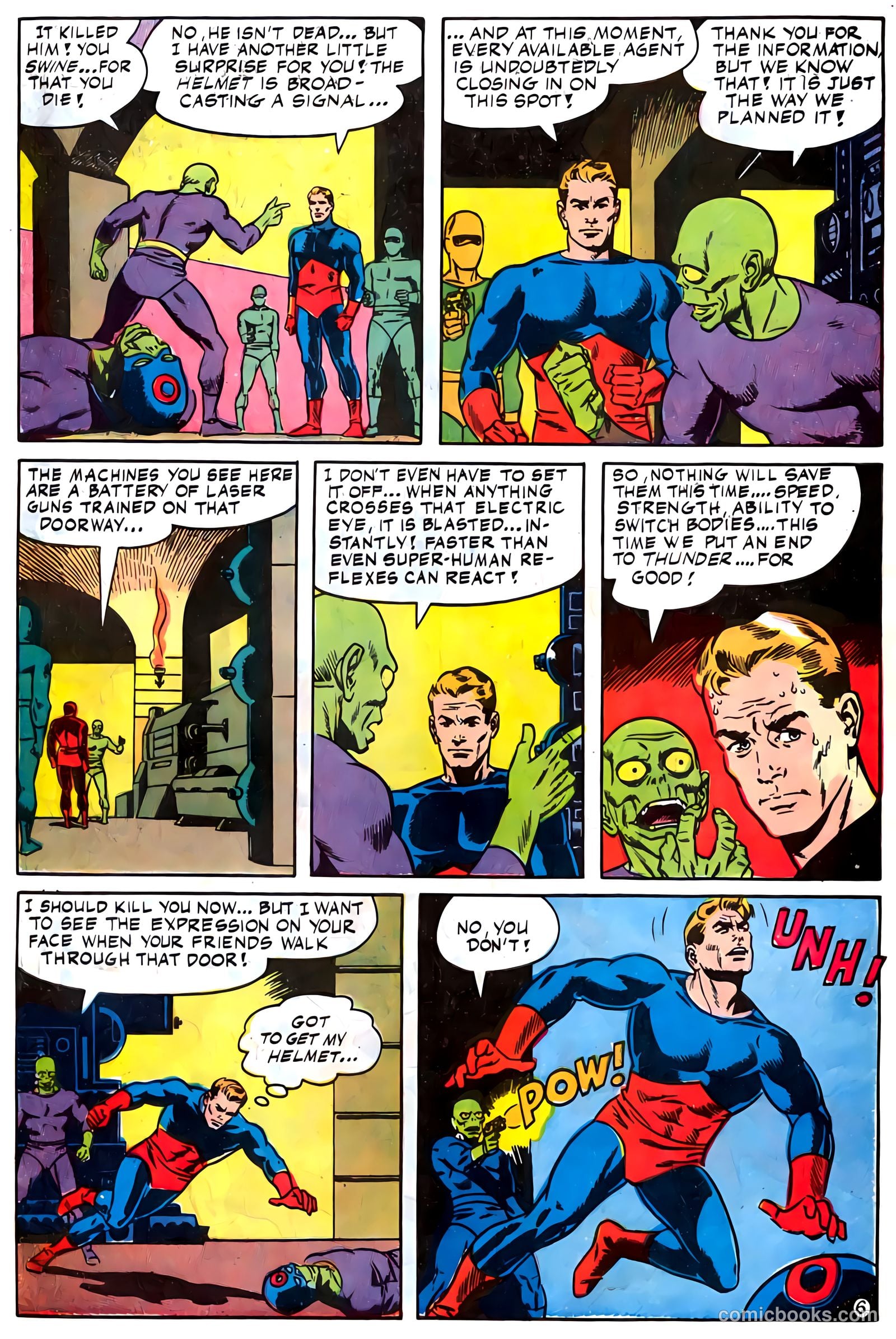 T.H.U.N.D.E.R. Agents #7 (1966) — page 61 of 68