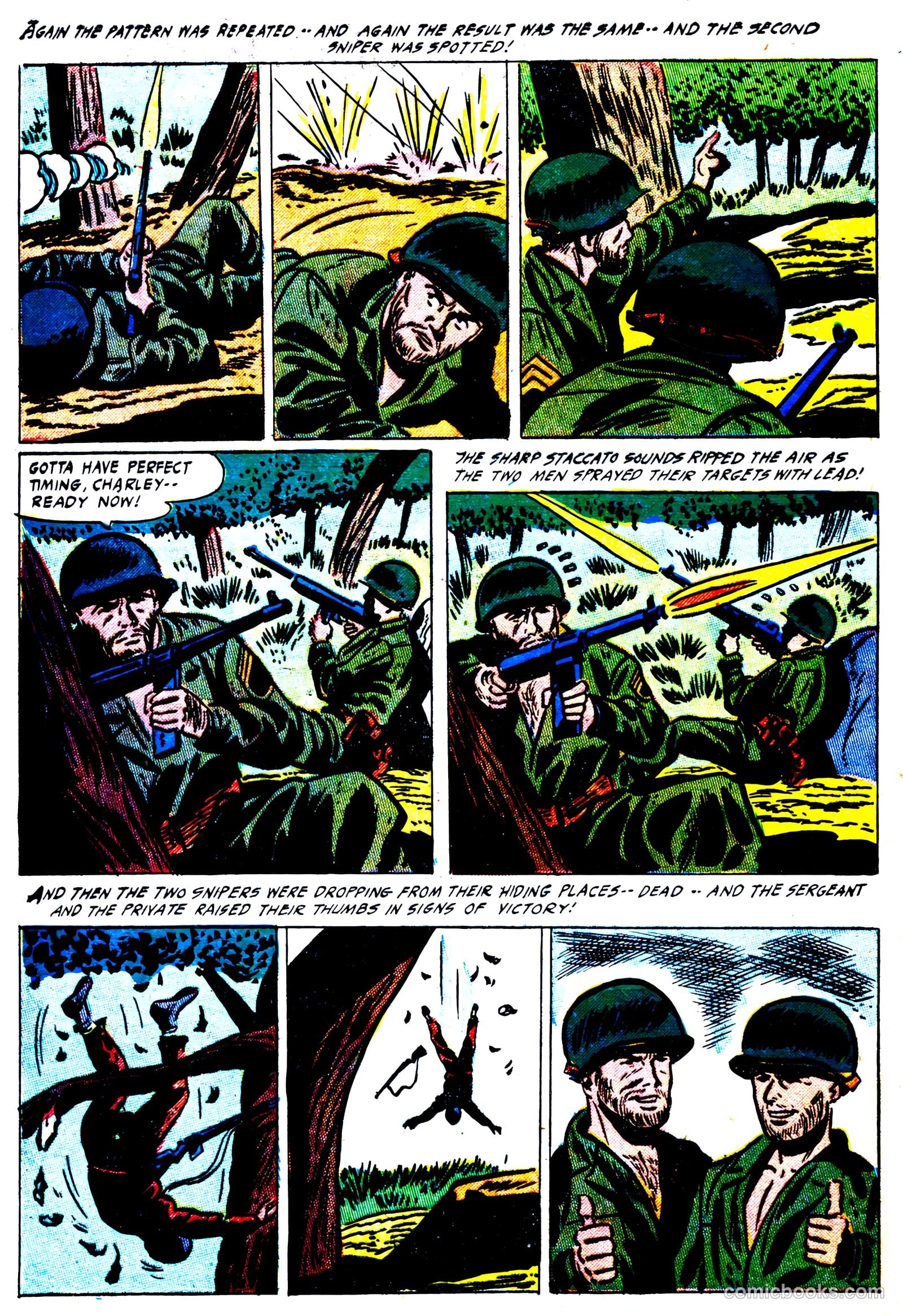 Battle Attack #4 (1955) — page 25 of 30
