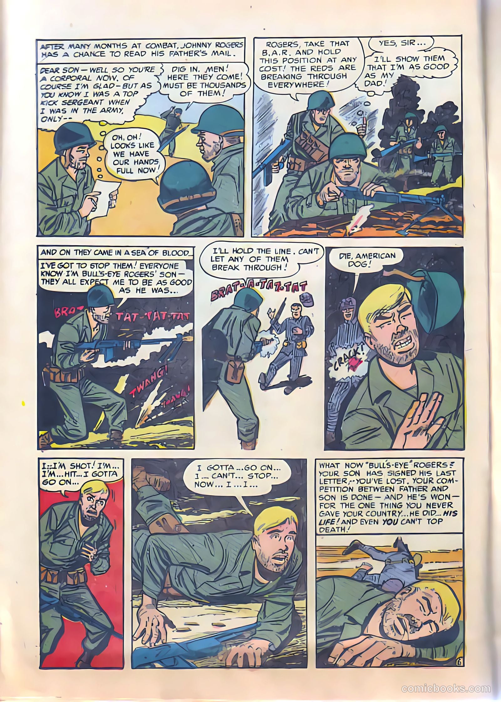 Battle Fire #6 (1956) — page 21 of 30
