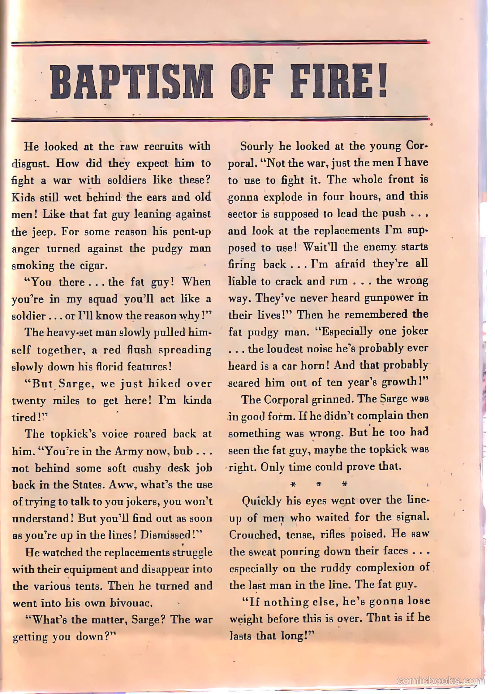 Battle Fire #6 (1956) — page 22 of 30