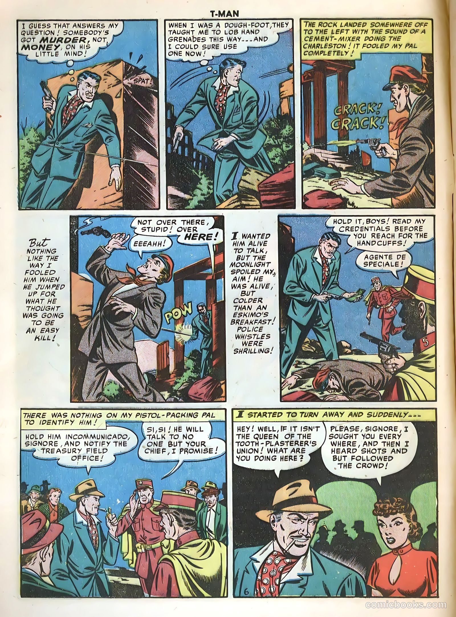T-Man #1 (1951) — page 8 of 36