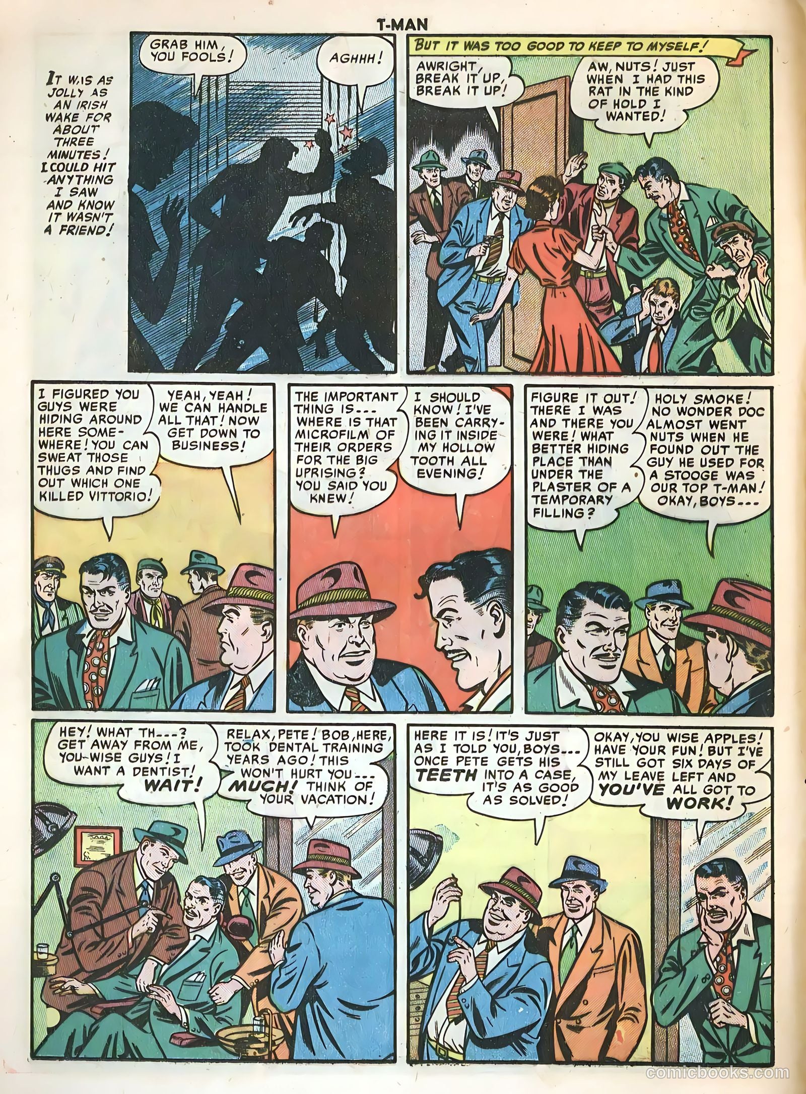 T-Man #1 (1951) — page 12 of 36