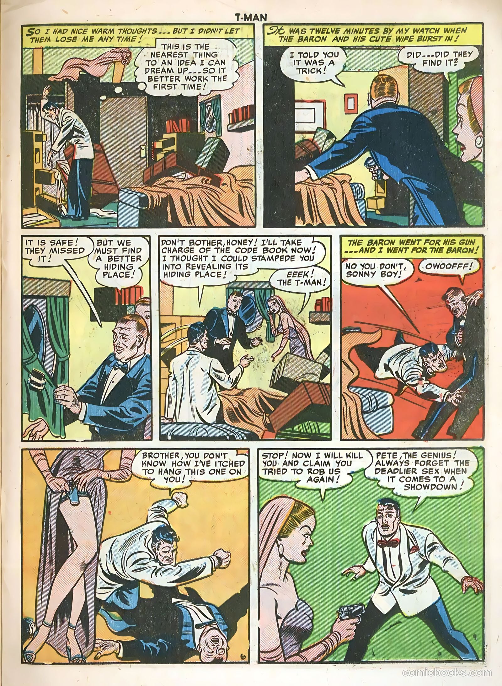T-Man #1 (1951) — page 23 of 36