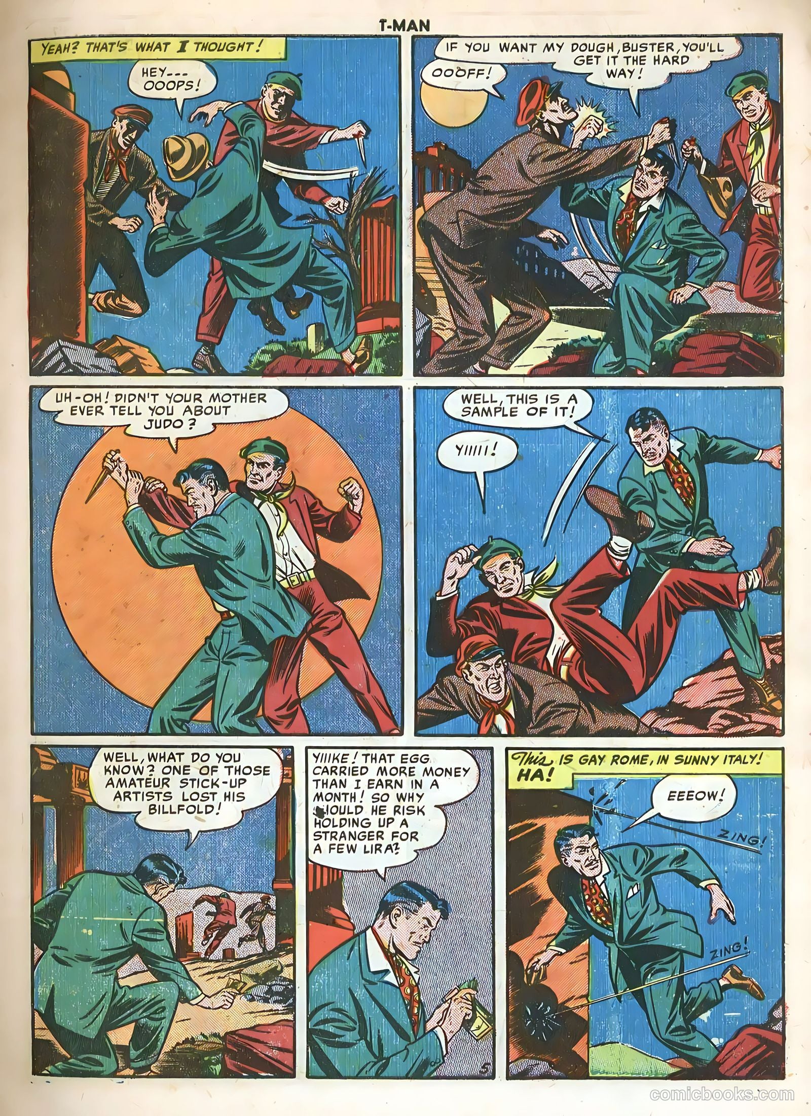 T-Man #36 (1956) — page 7 of 36