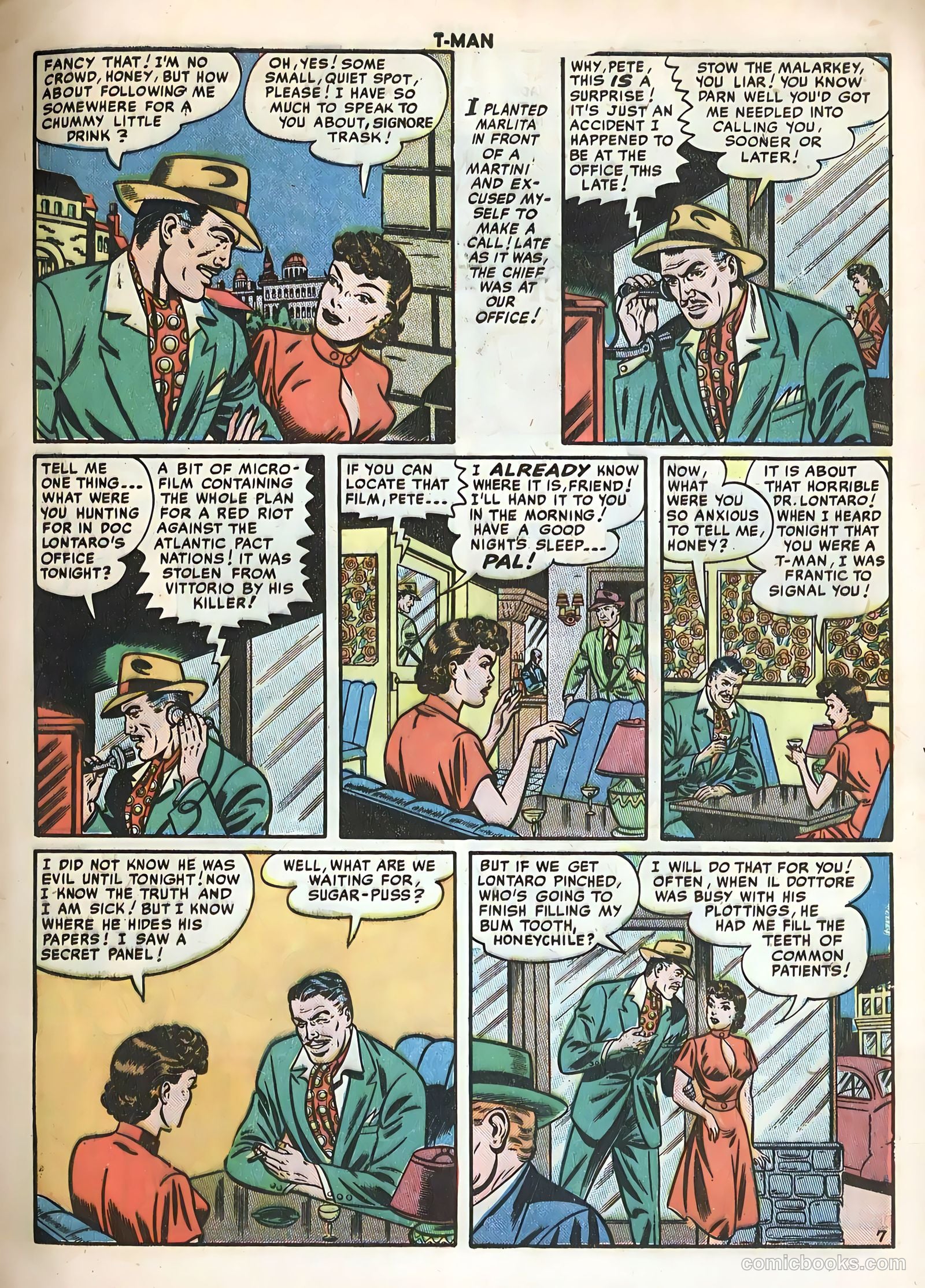 T-Man #36 (1956) — page 9 of 36