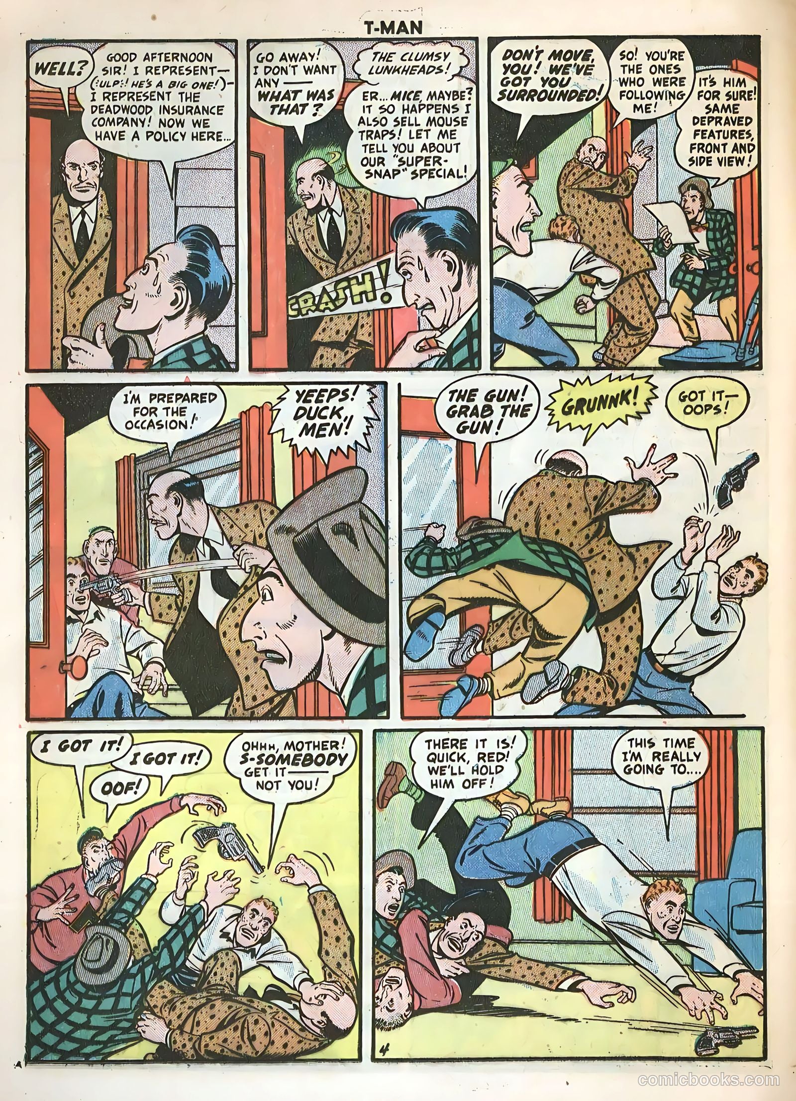 T-Man #36 (1956) — page 16 of 36