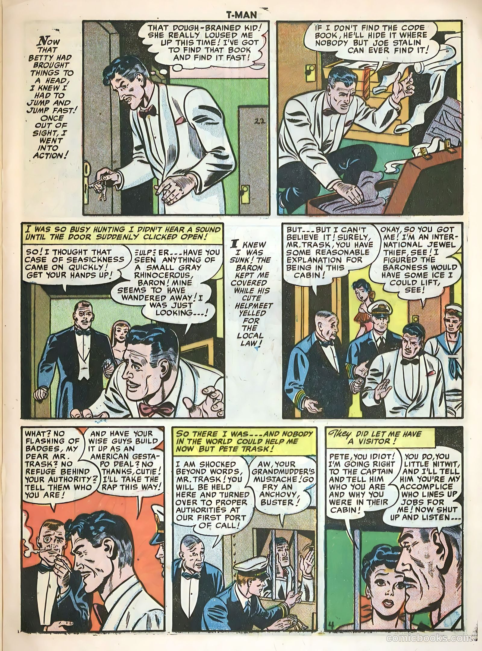 T-Man #36 (1956) — page 21 of 36