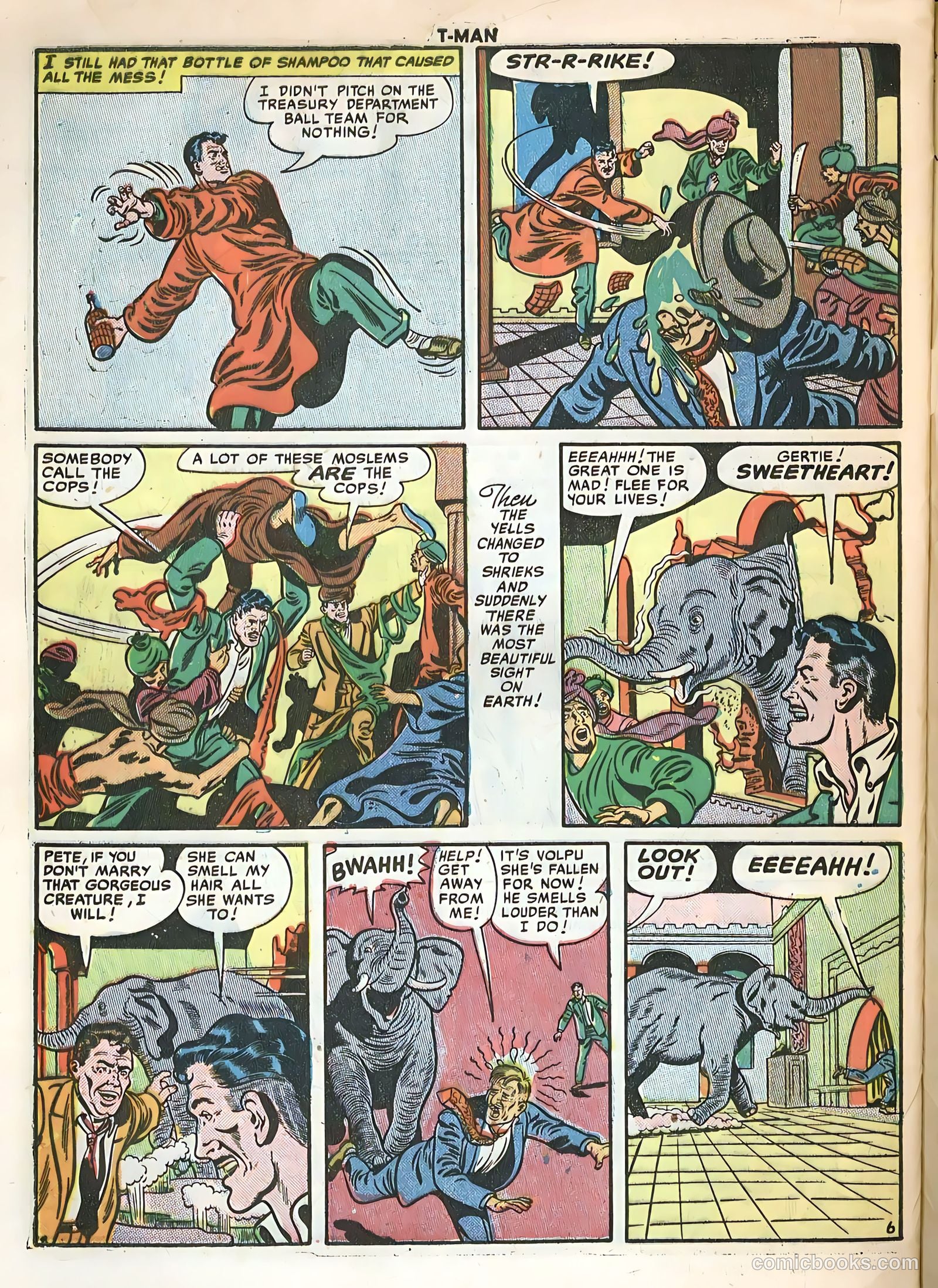 T-Man #36 (1956) — page 32 of 36