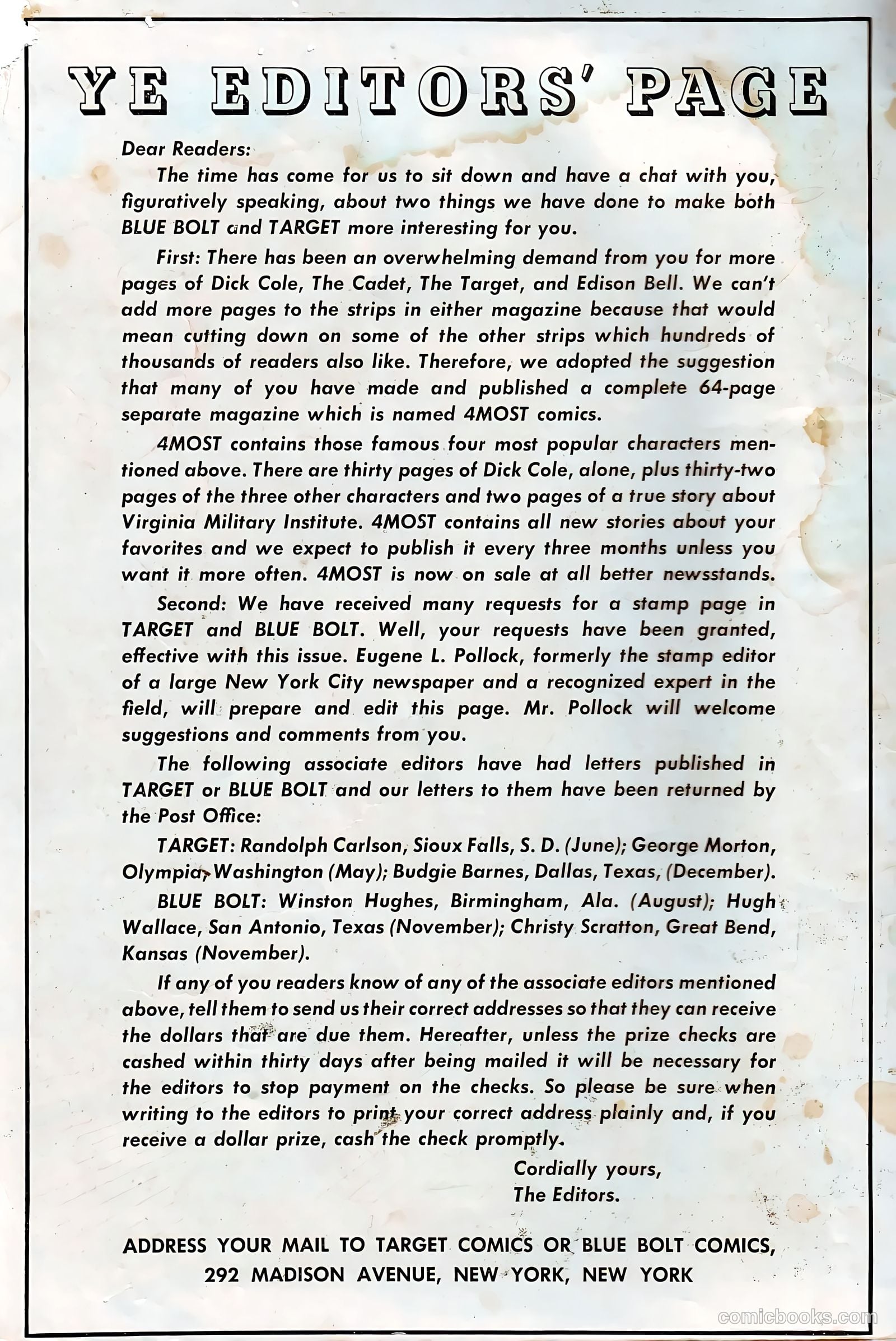 Target Comics #1 (1942) — page 2 of 69