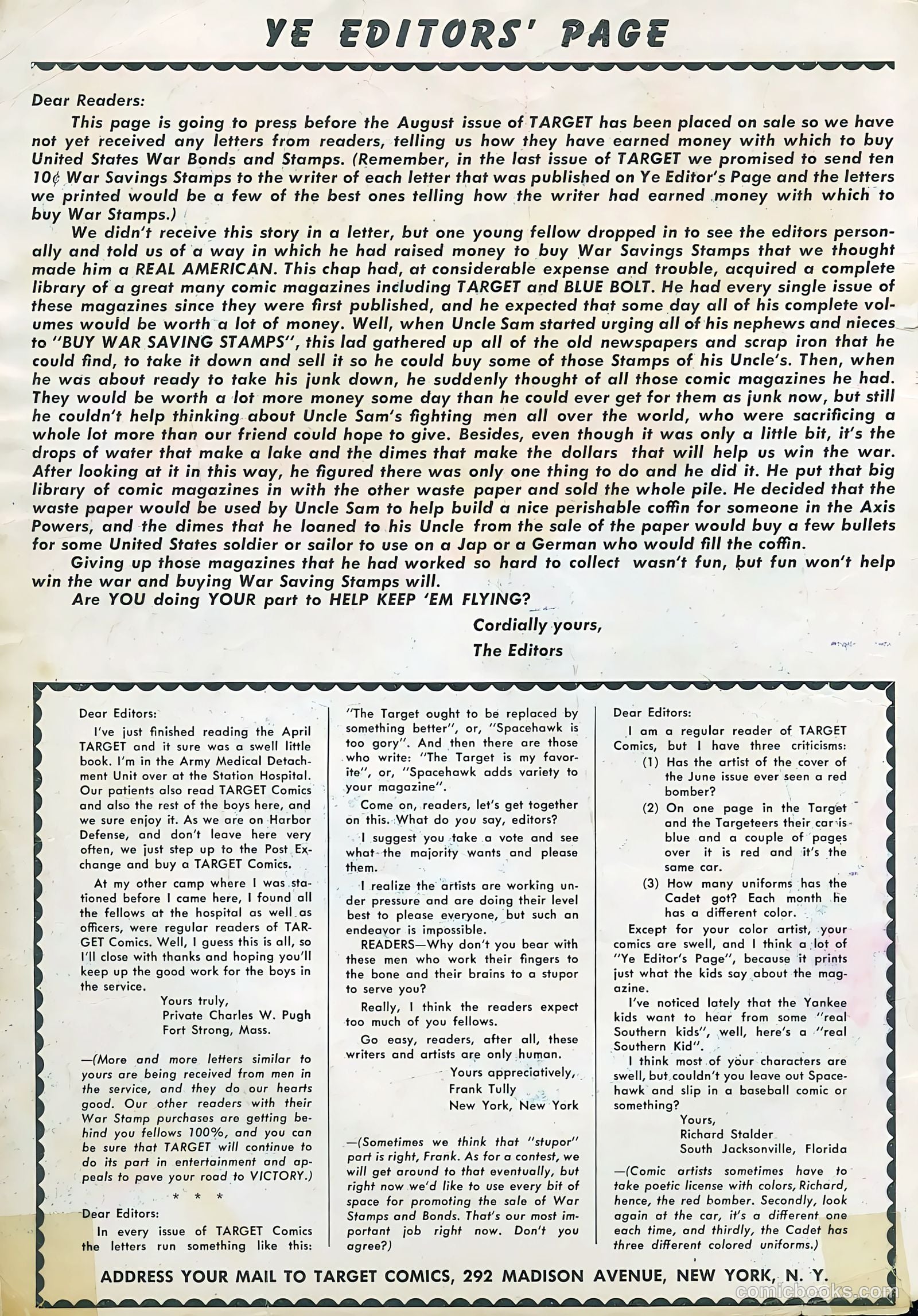 Target Comics #7 (1942) — page 2 of 68