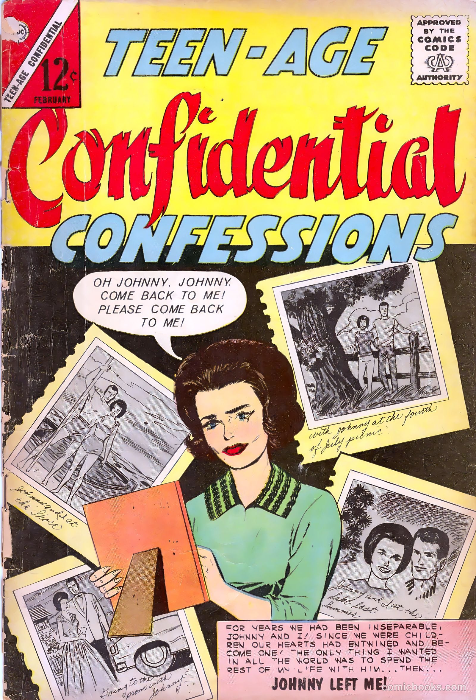 Teen-Age Confidential Confessions #16 cover