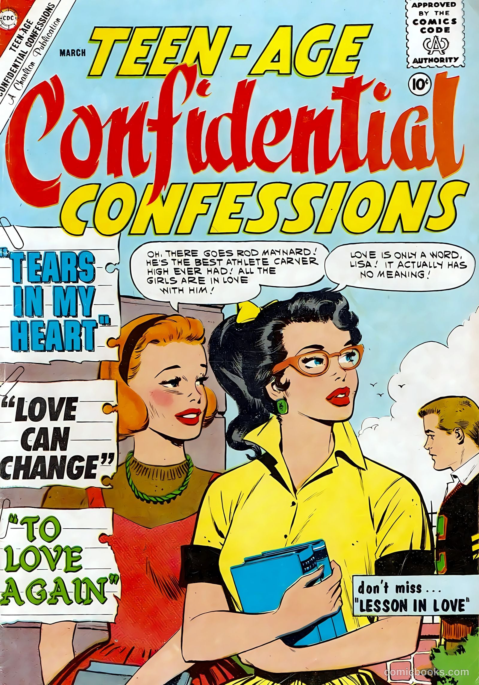 Teen-Age Confidential Confessions #5 cover