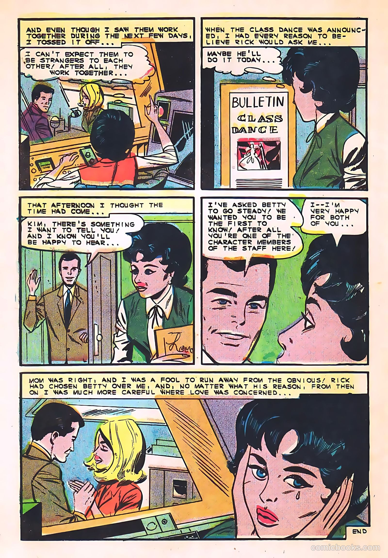 Teen-Age Love #46 (1966, Charlton) — page 12 of 36
