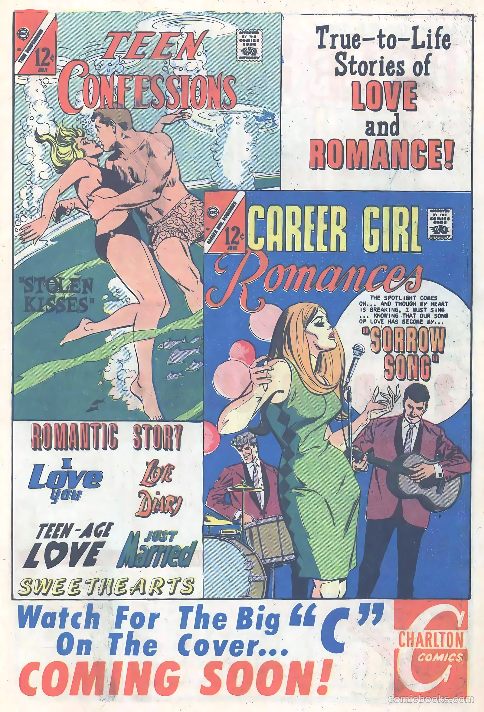 Teen-Age Love #54 (1967, Charlton) — page 33 of 36