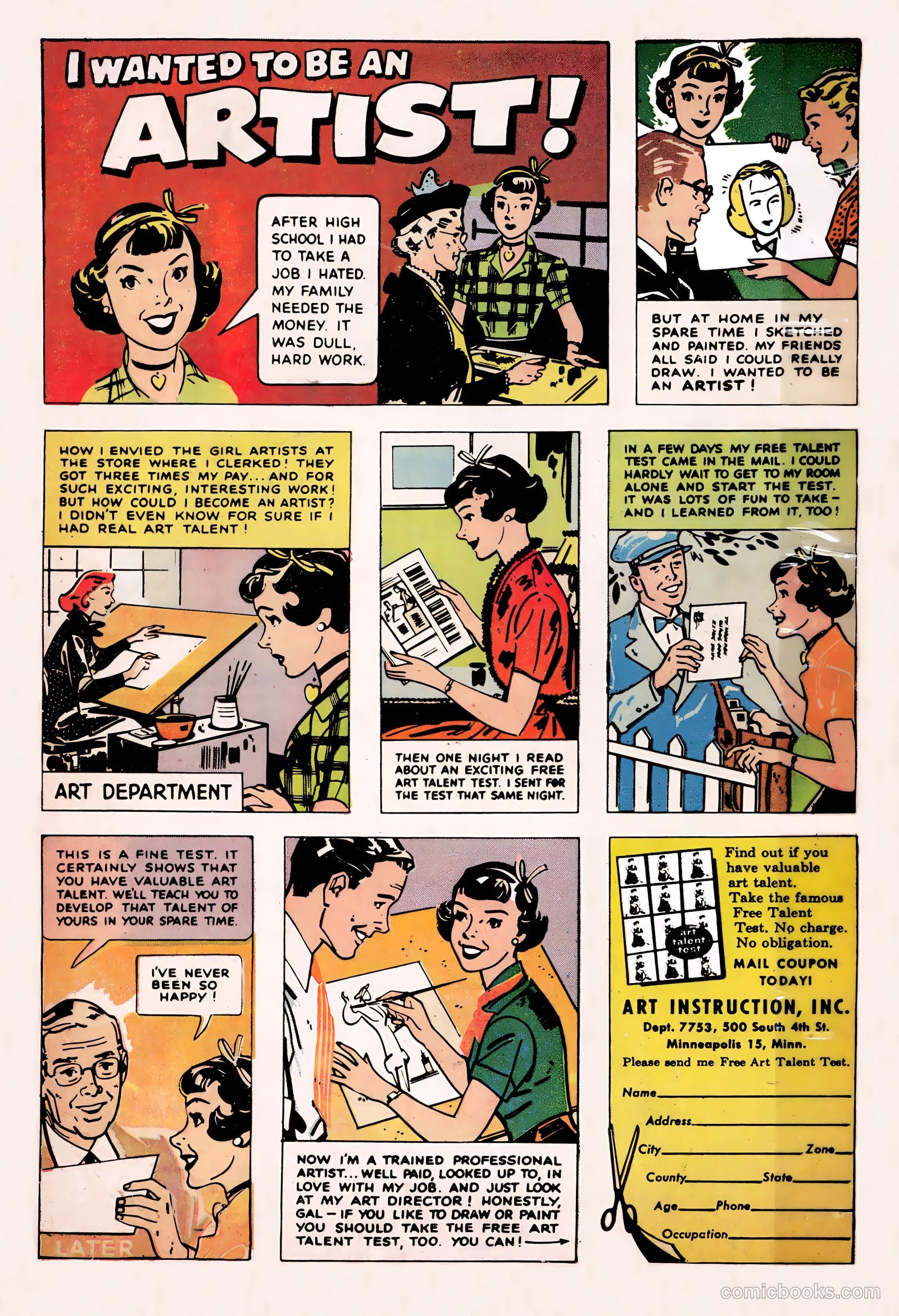 Teen-Age Temptations #4 (1953) — page 36 of 36