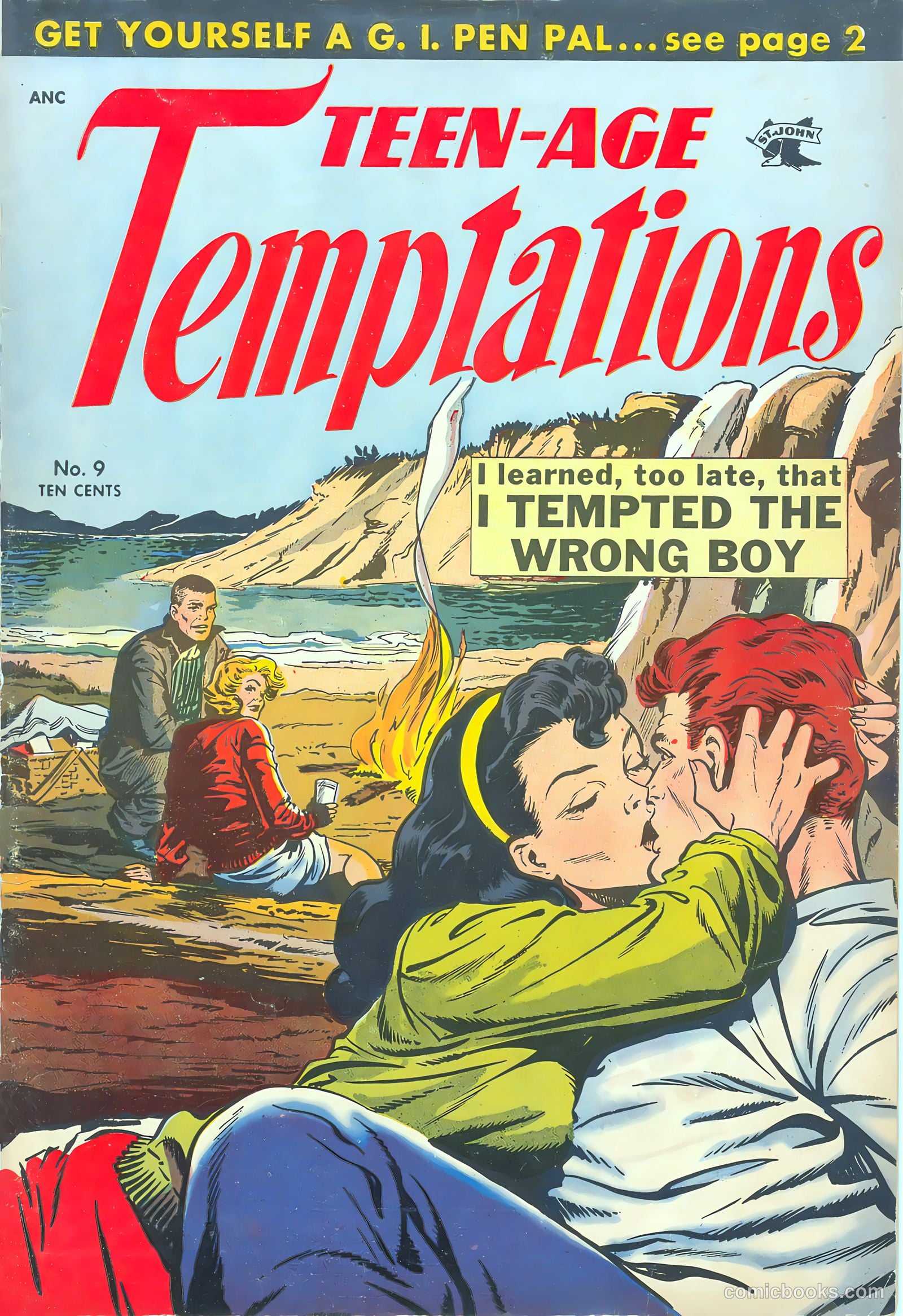 Teen-Age Temptations #9 (1954) — page 1 of 36