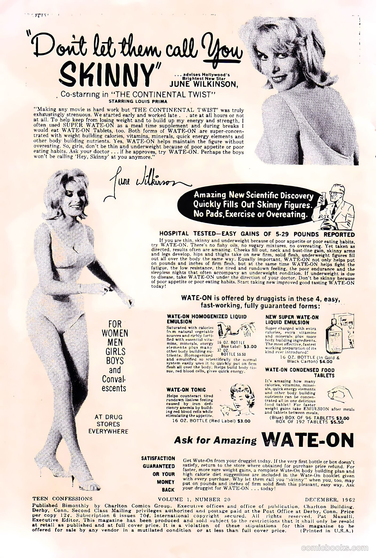 Teen Confessions #20 (1962) — page 2