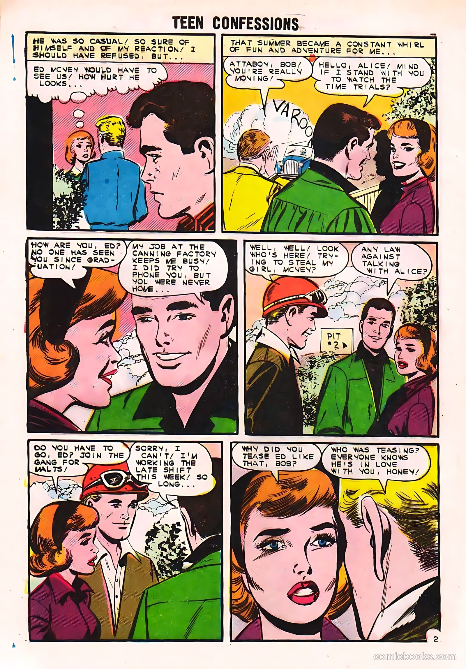 Teen Confessions #20 (1962) — page 8