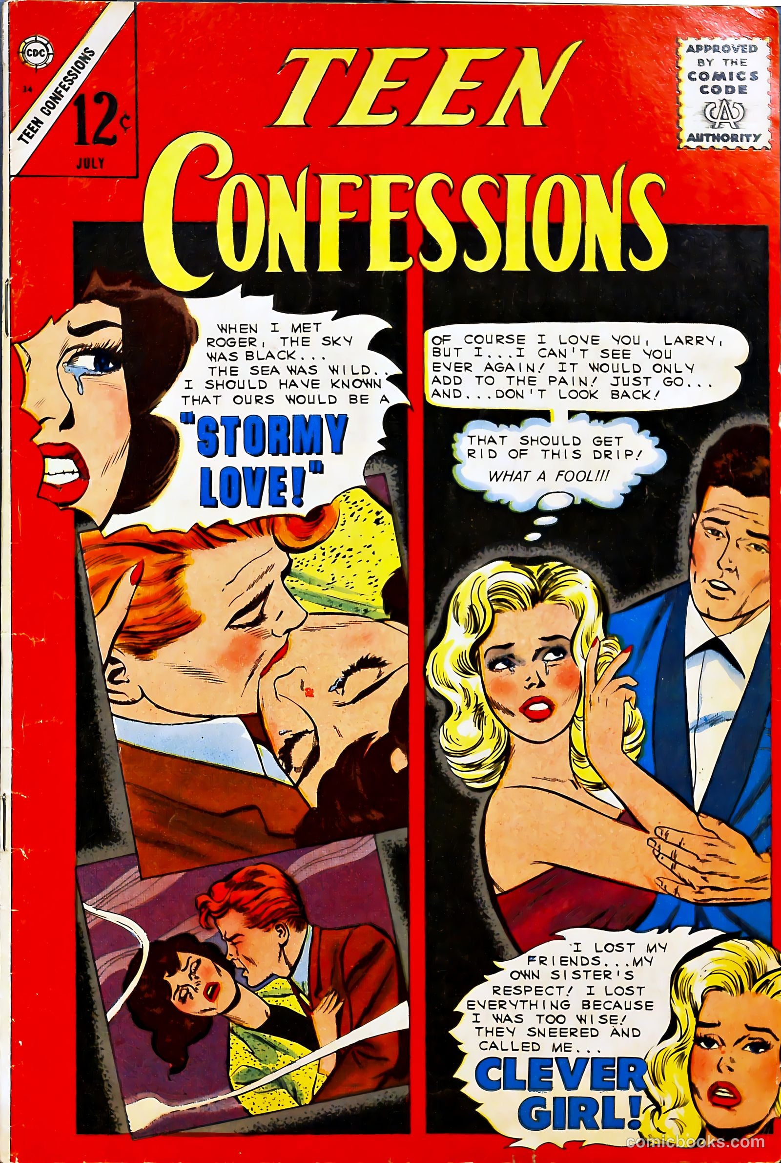 Teen Confessions #34 cover