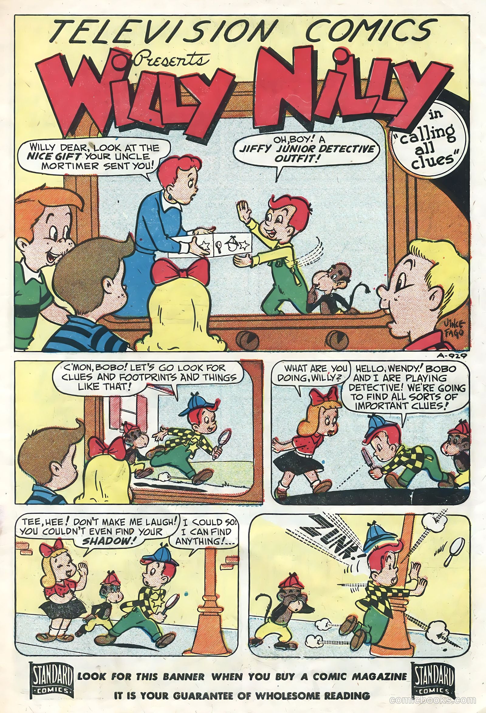Television Comics #7 (1950, Animated Cartoons, Inc.) — page 3 of 36