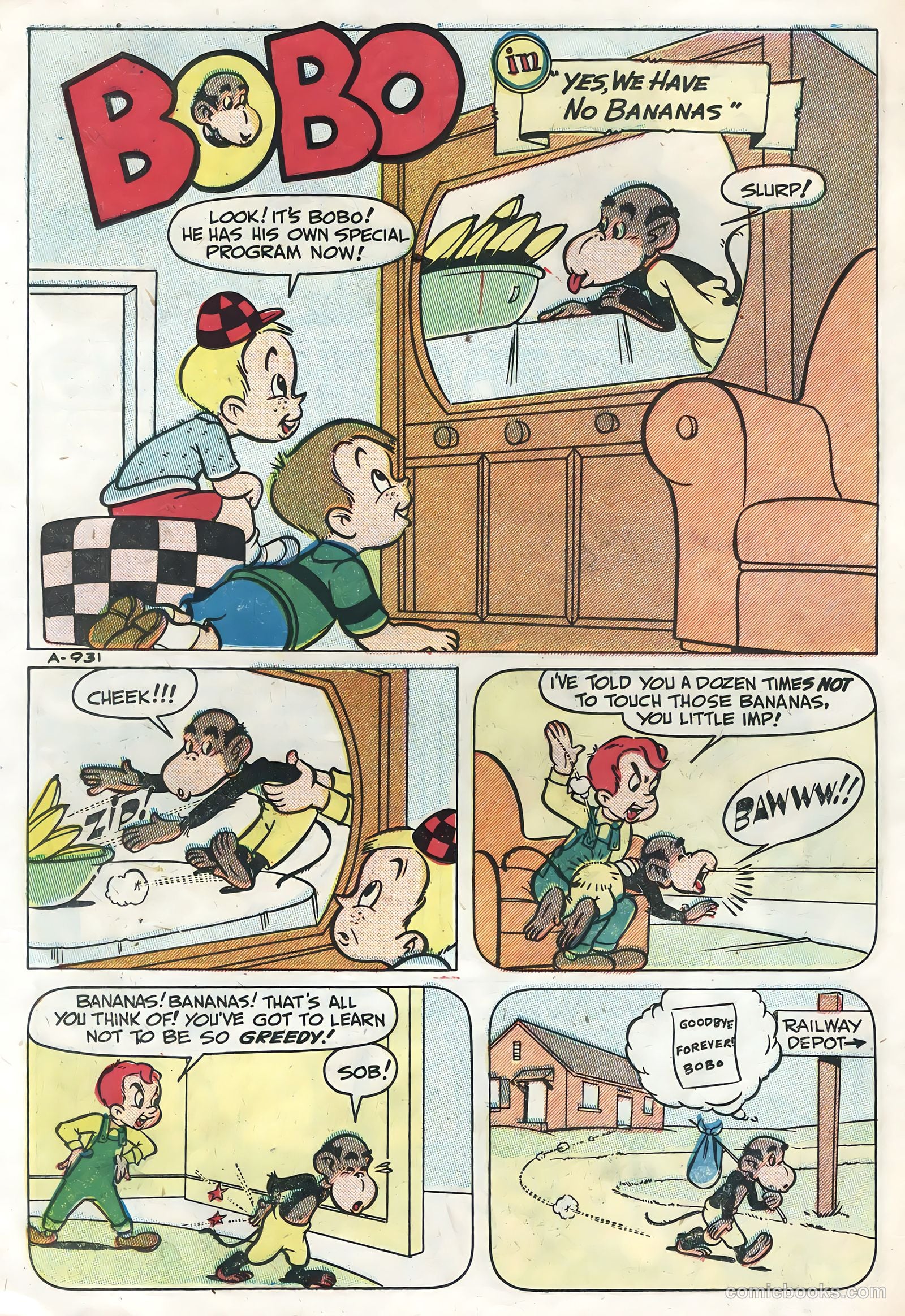 Television Comics #7 (1950, Animated Cartoons, Inc.) — page 22 of 36