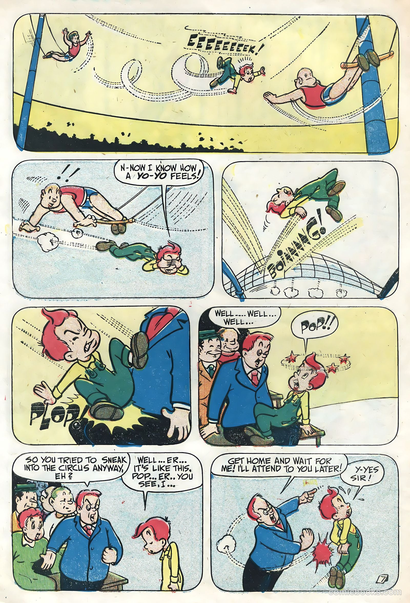 Television Comics #7 (1950, Animated Cartoons, Inc.) — page 32 of 36