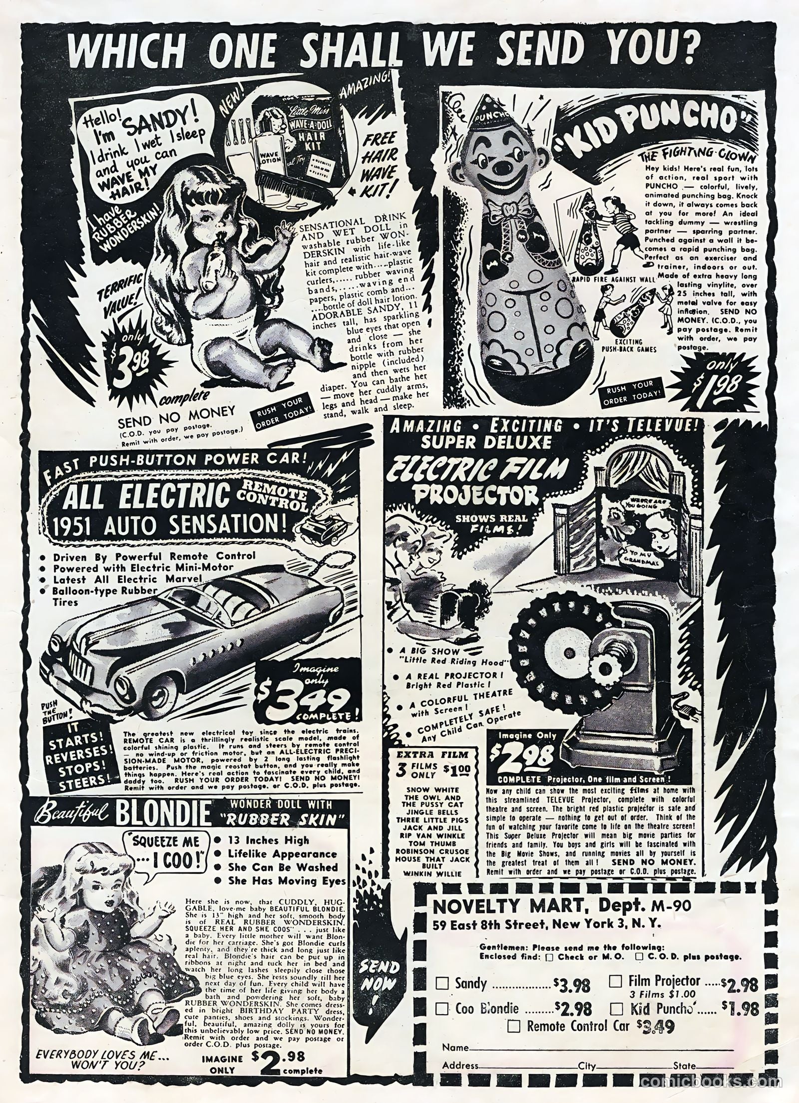 Television Comics #7 (1950, Animated Cartoons, Inc.) — page 35 of 36