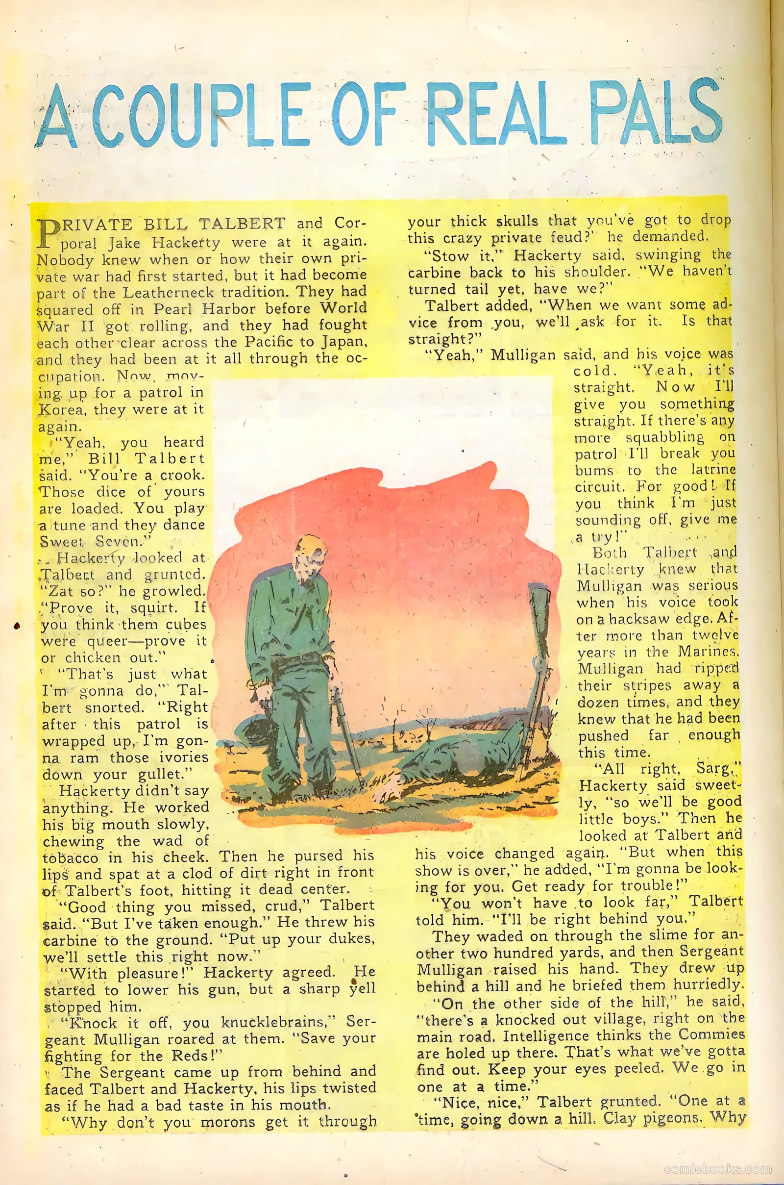 Tell It to the Marines #8 (1954) — page 22