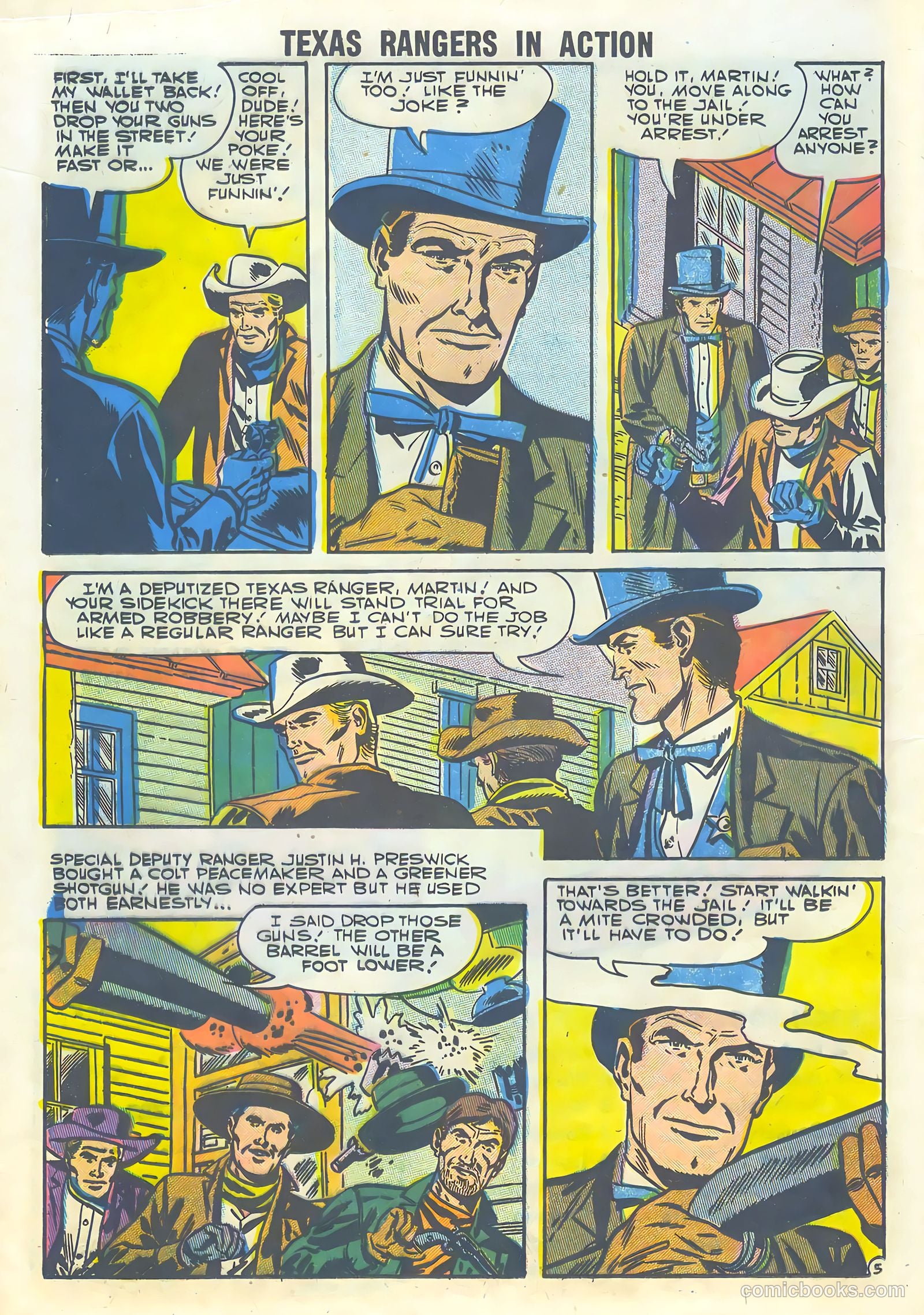 Texas Rangers #8 (1957) — page 16 of 36