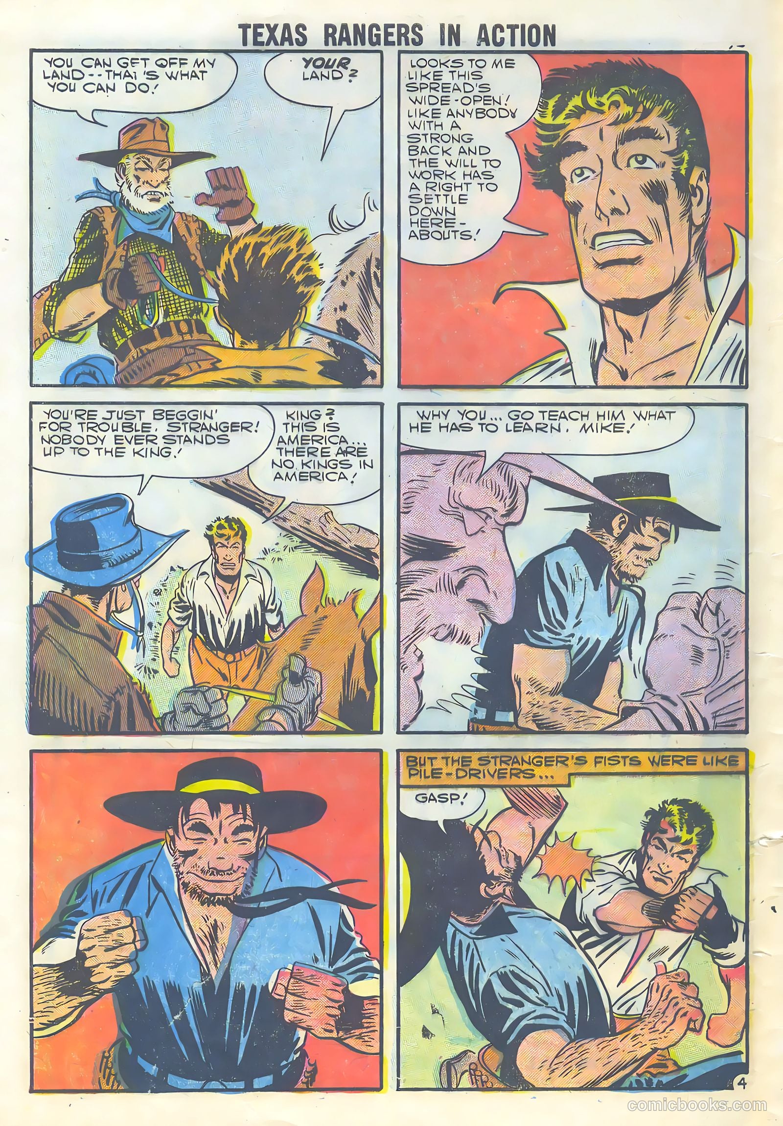 Texas Rangers #8 (1957) — page 32 of 36