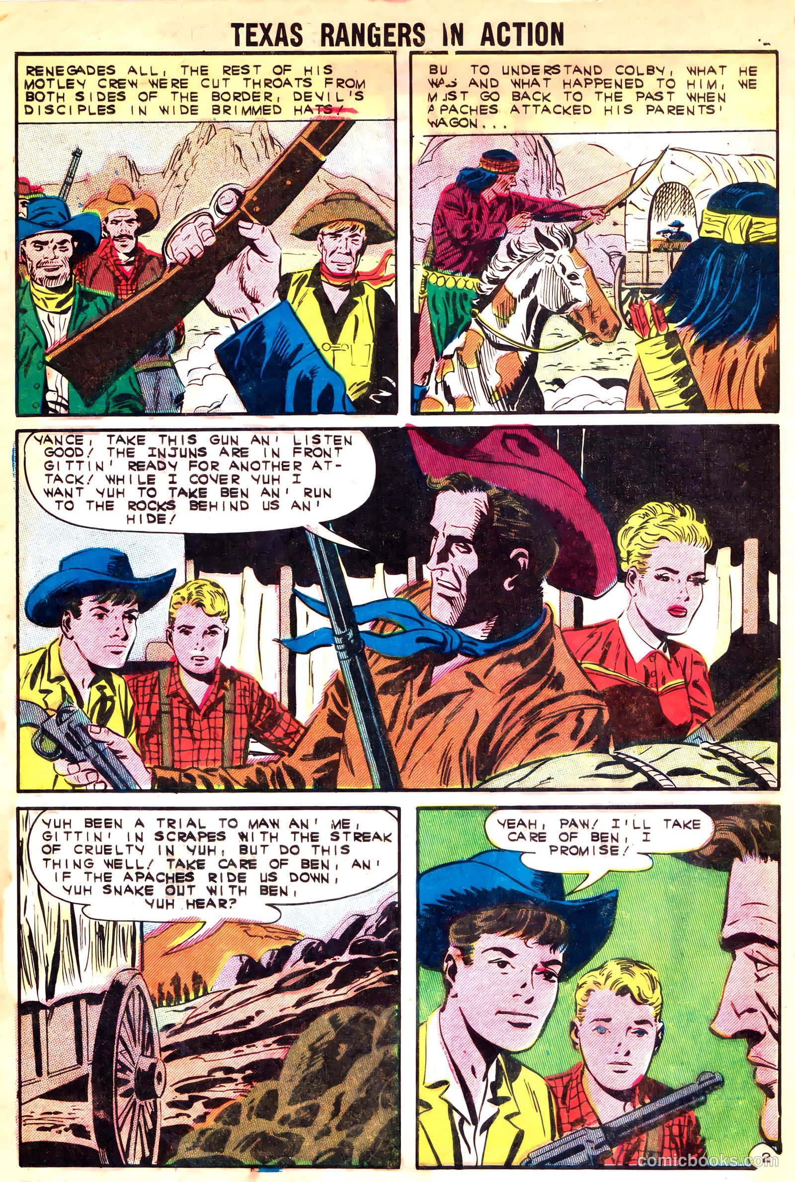 Texas Rangers in Action #37 (1963, Charlton) — page 4 of 36