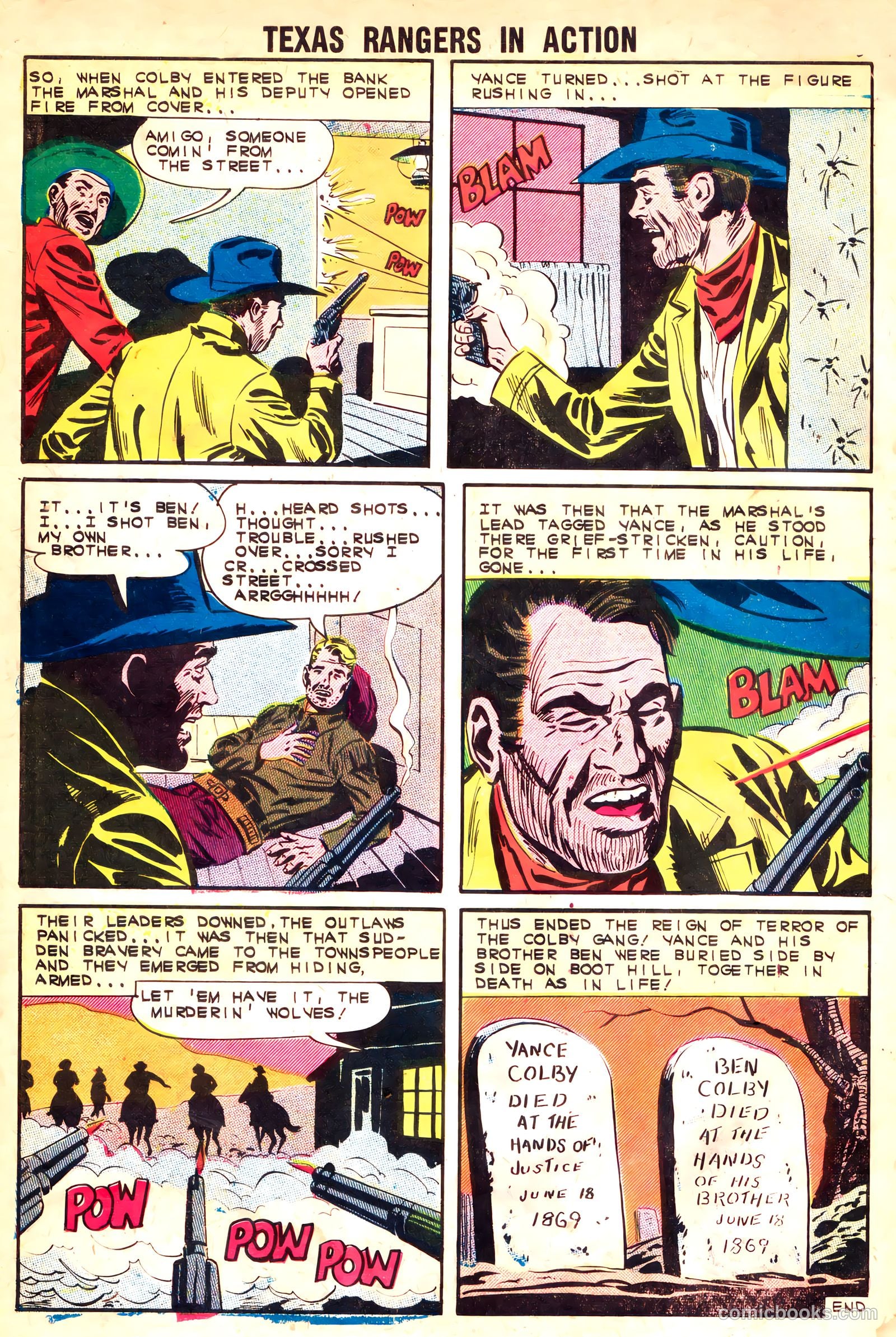 Texas Rangers in Action #37 (1963, Charlton) — page 10 of 36