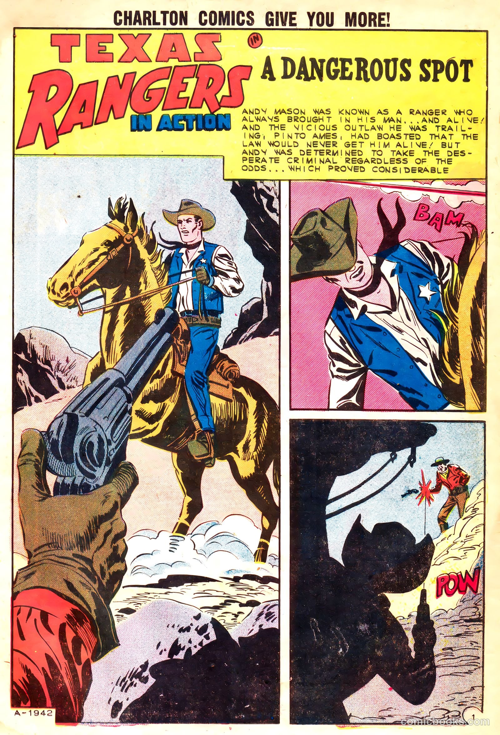 Texas Rangers in Action #37 (1963, Charlton) — page 11 of 36
