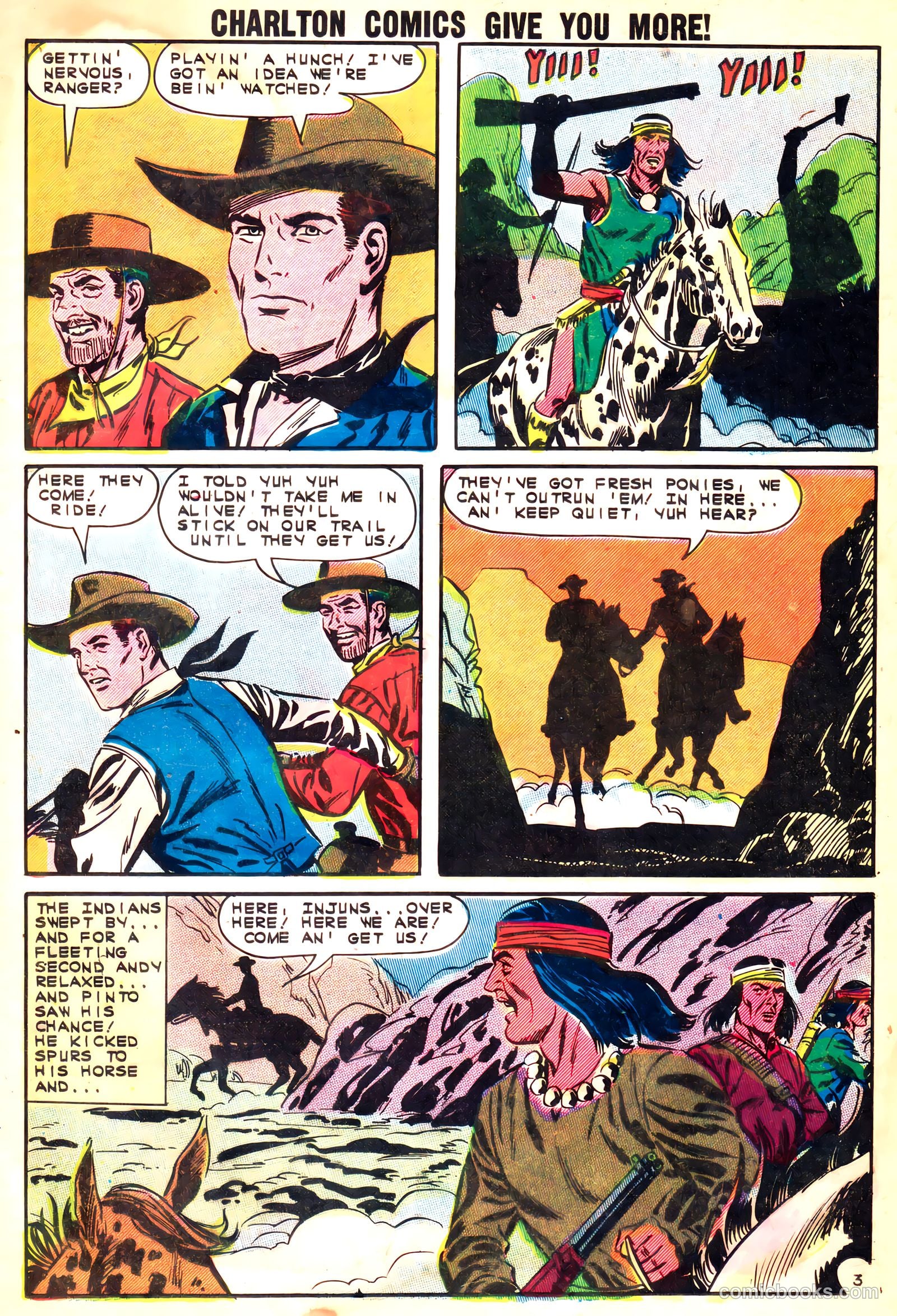 Texas Rangers in Action #37 (1963, Charlton) — page 13 of 36