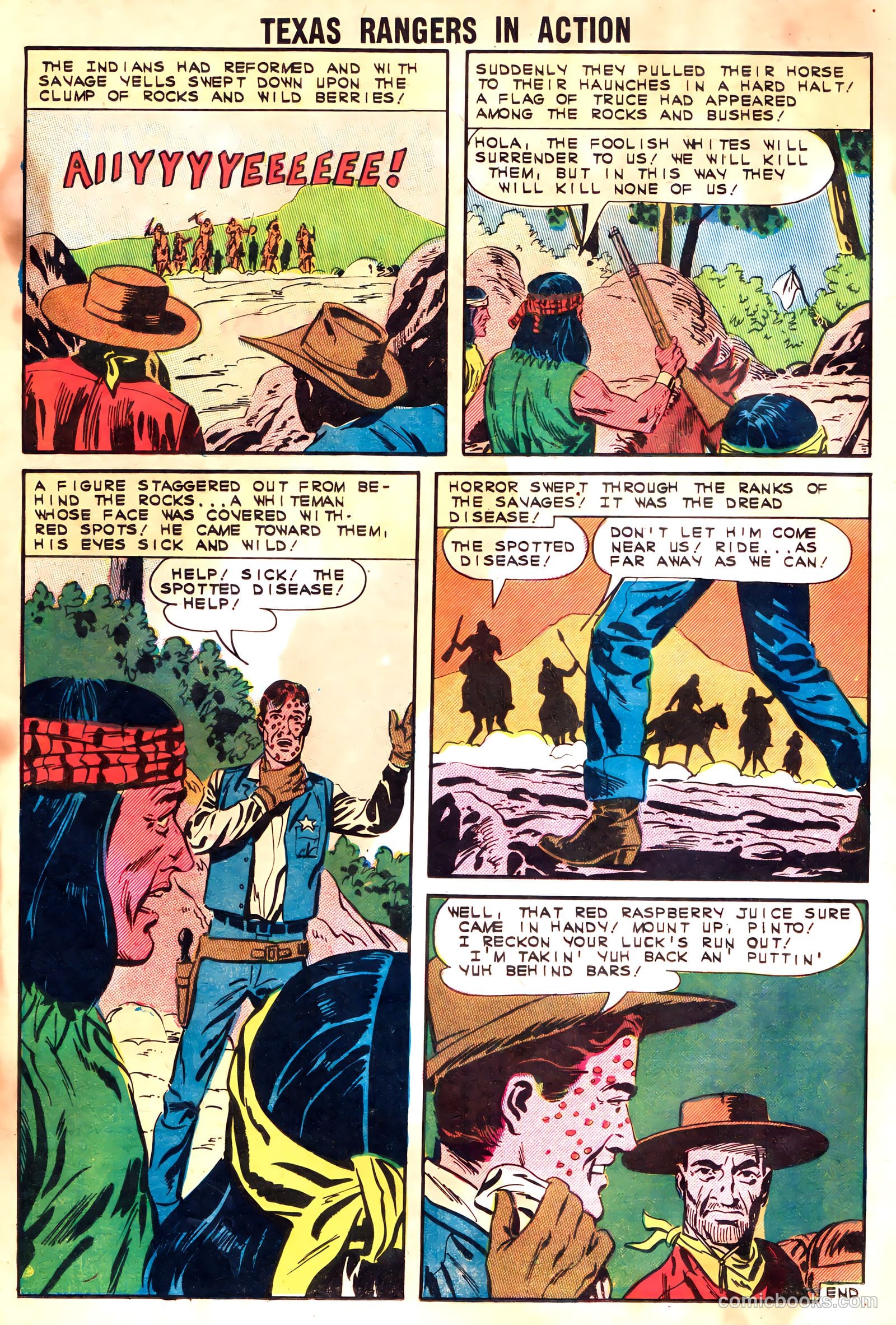 Texas Rangers in Action #37 (1963, Charlton) — page 16 of 36