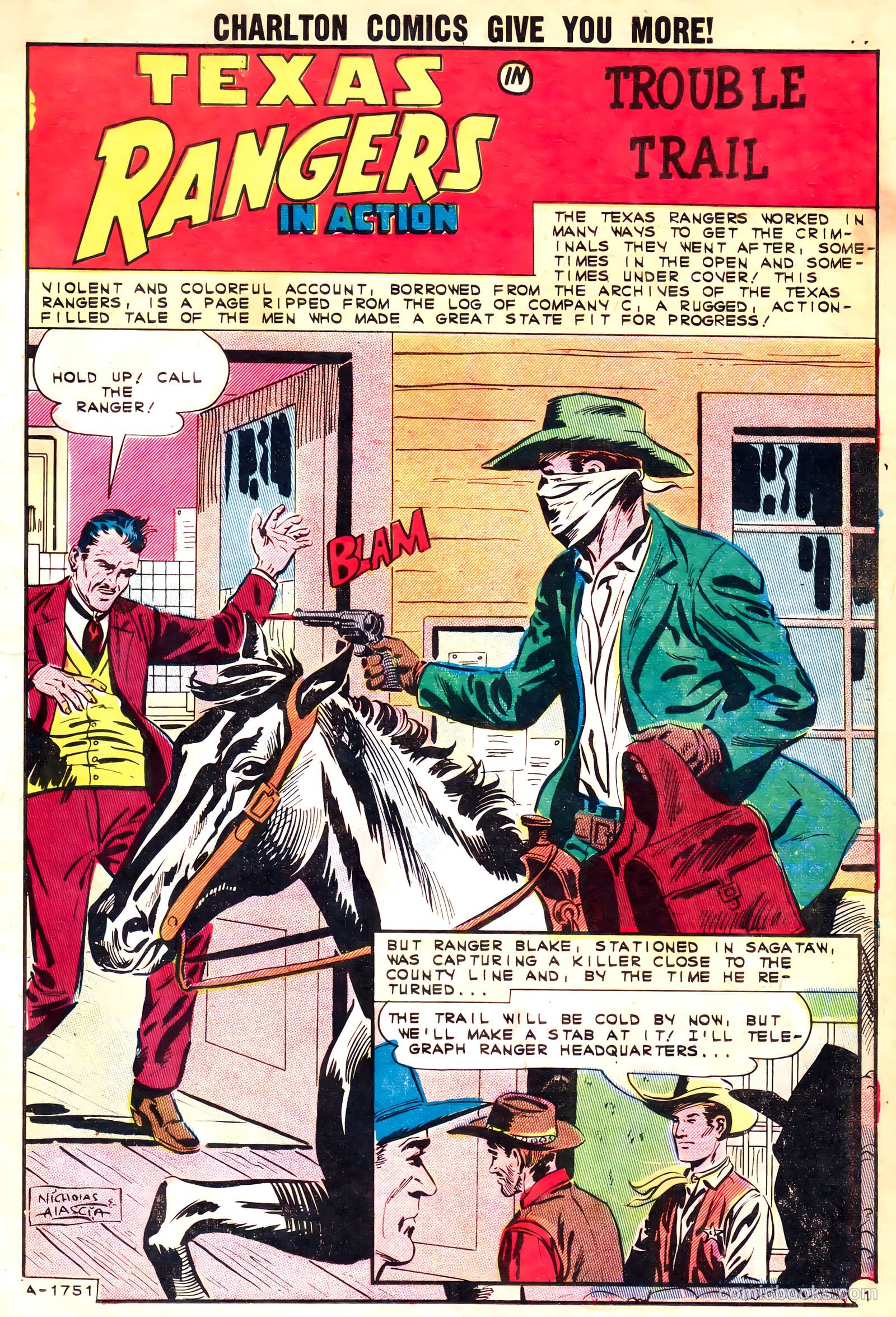 Texas Rangers in Action #37 (1963, Charlton) — page 19 of 36