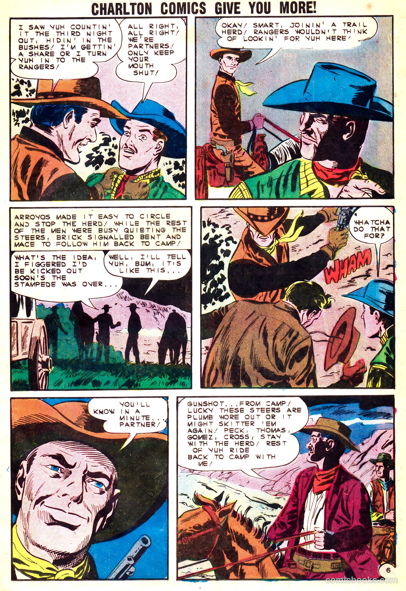 Texas Rangers in Action #37 (1963, Charlton) — page 25 of 36