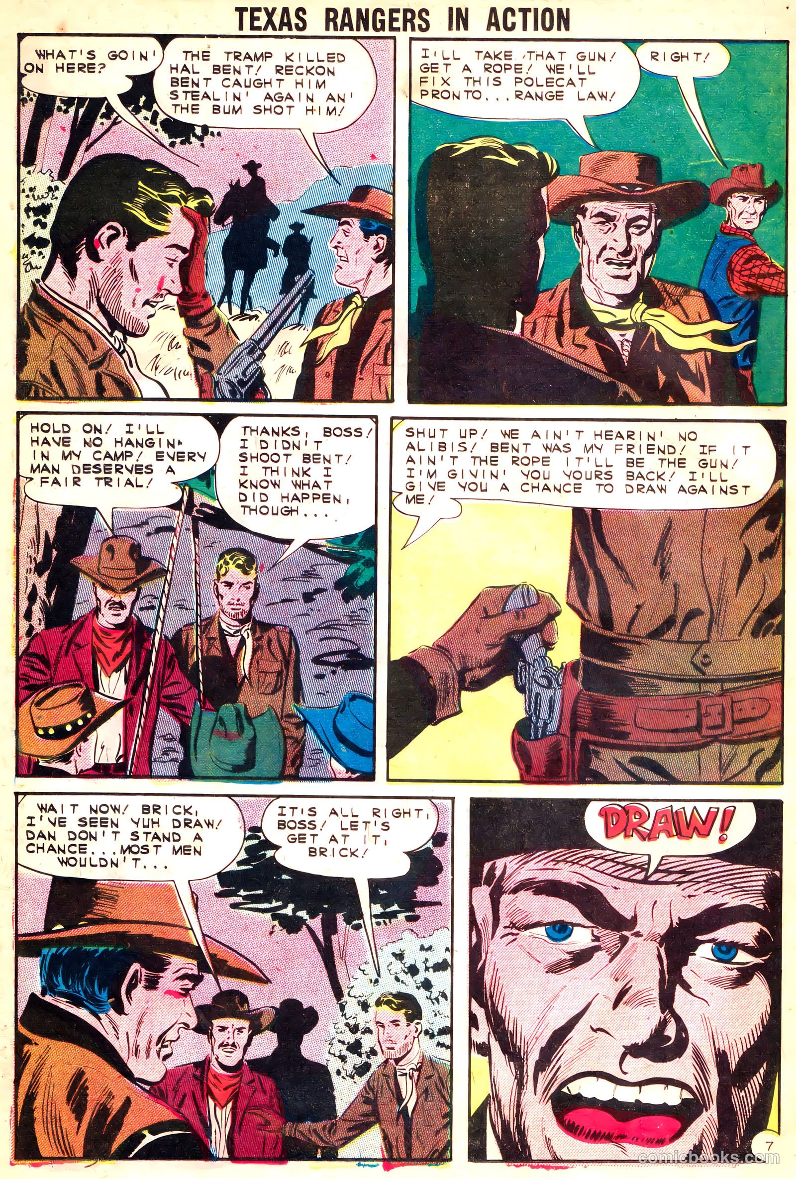Texas Rangers in Action #37 (1963, Charlton) — page 26 of 36