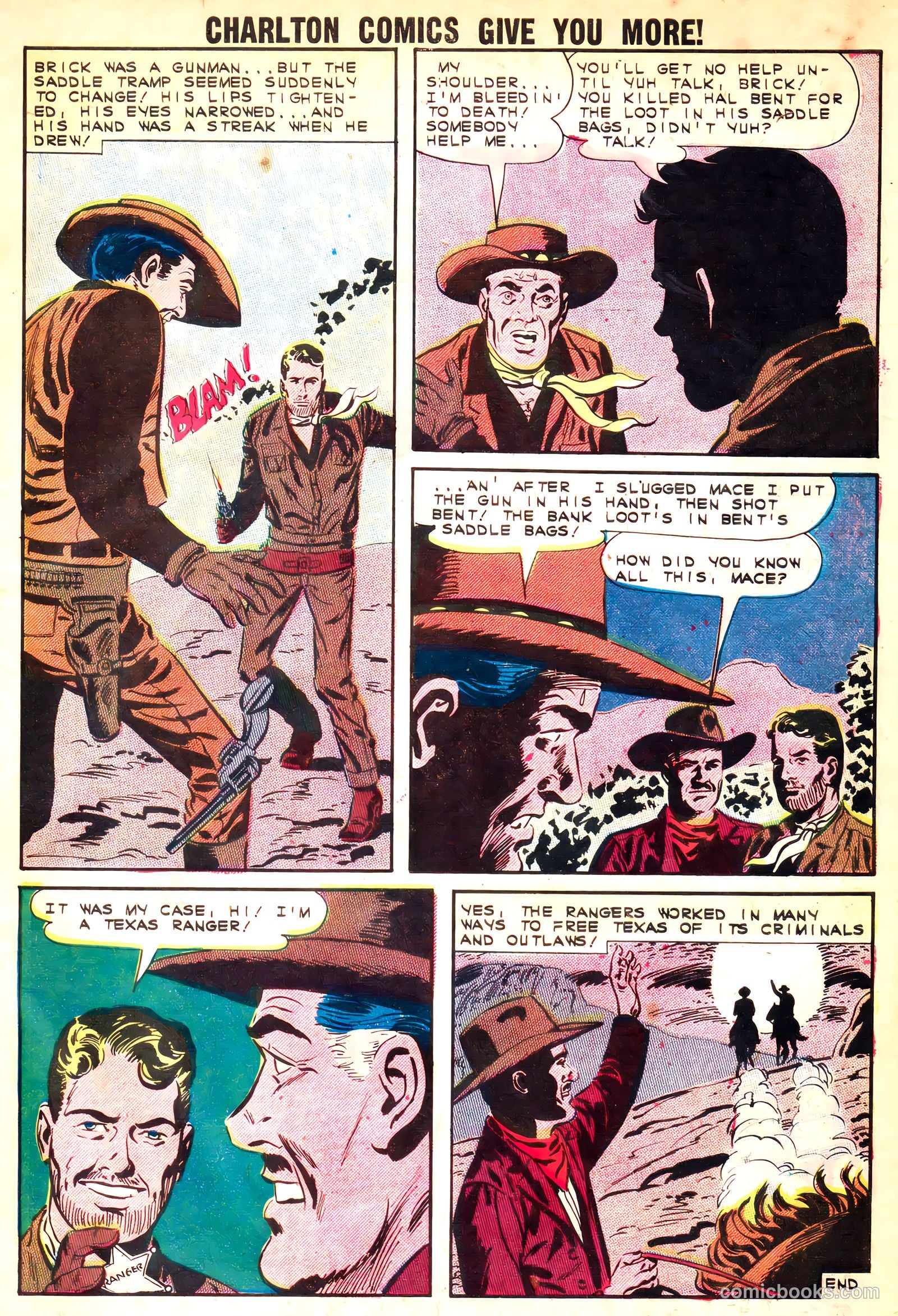 Texas Rangers in Action #37 (1963, Charlton) — page 27 of 36