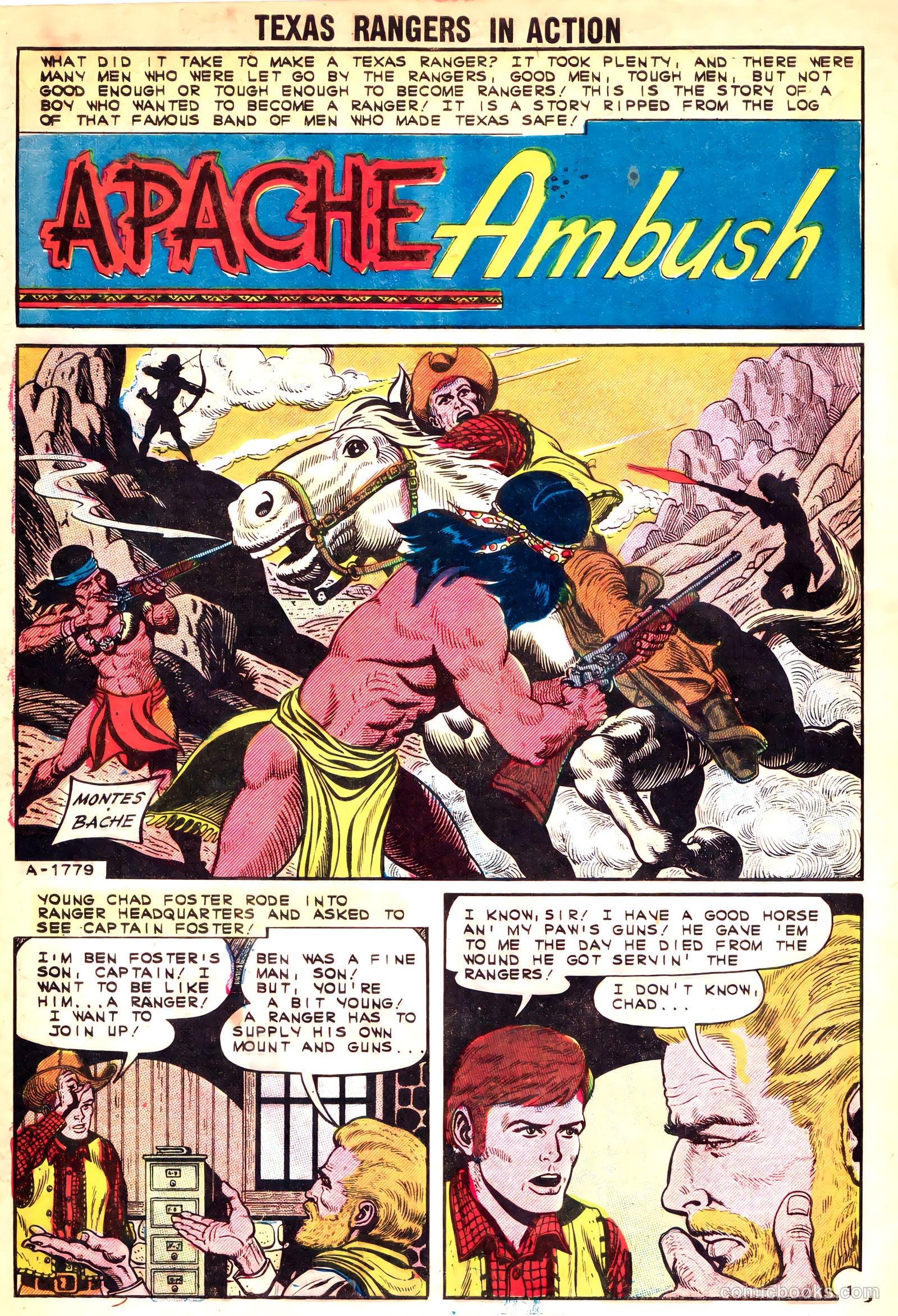 Texas Rangers in Action #37 (1963, Charlton) — page 28 of 36