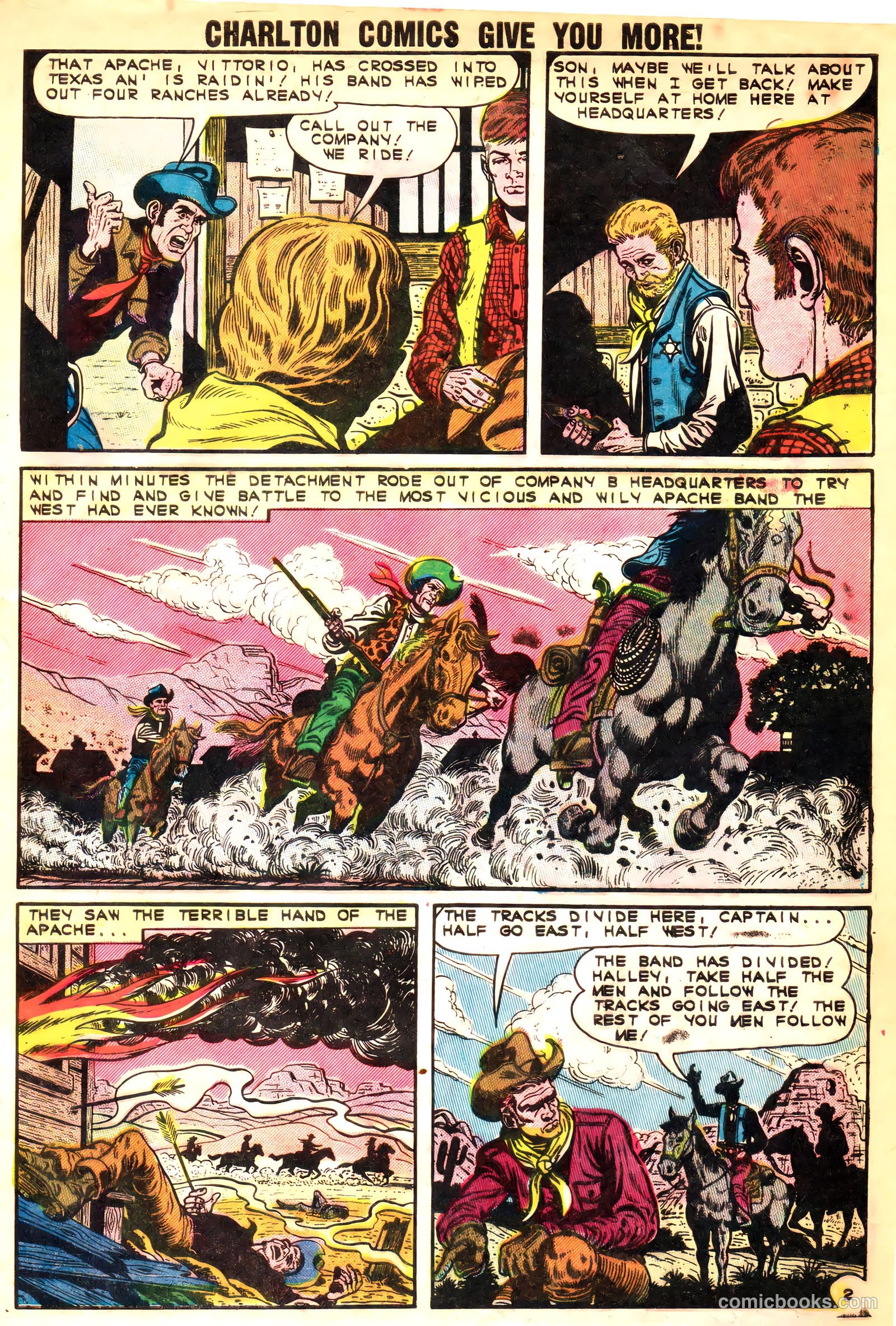 Texas Rangers in Action #37 (1963, Charlton) — page 29 of 36