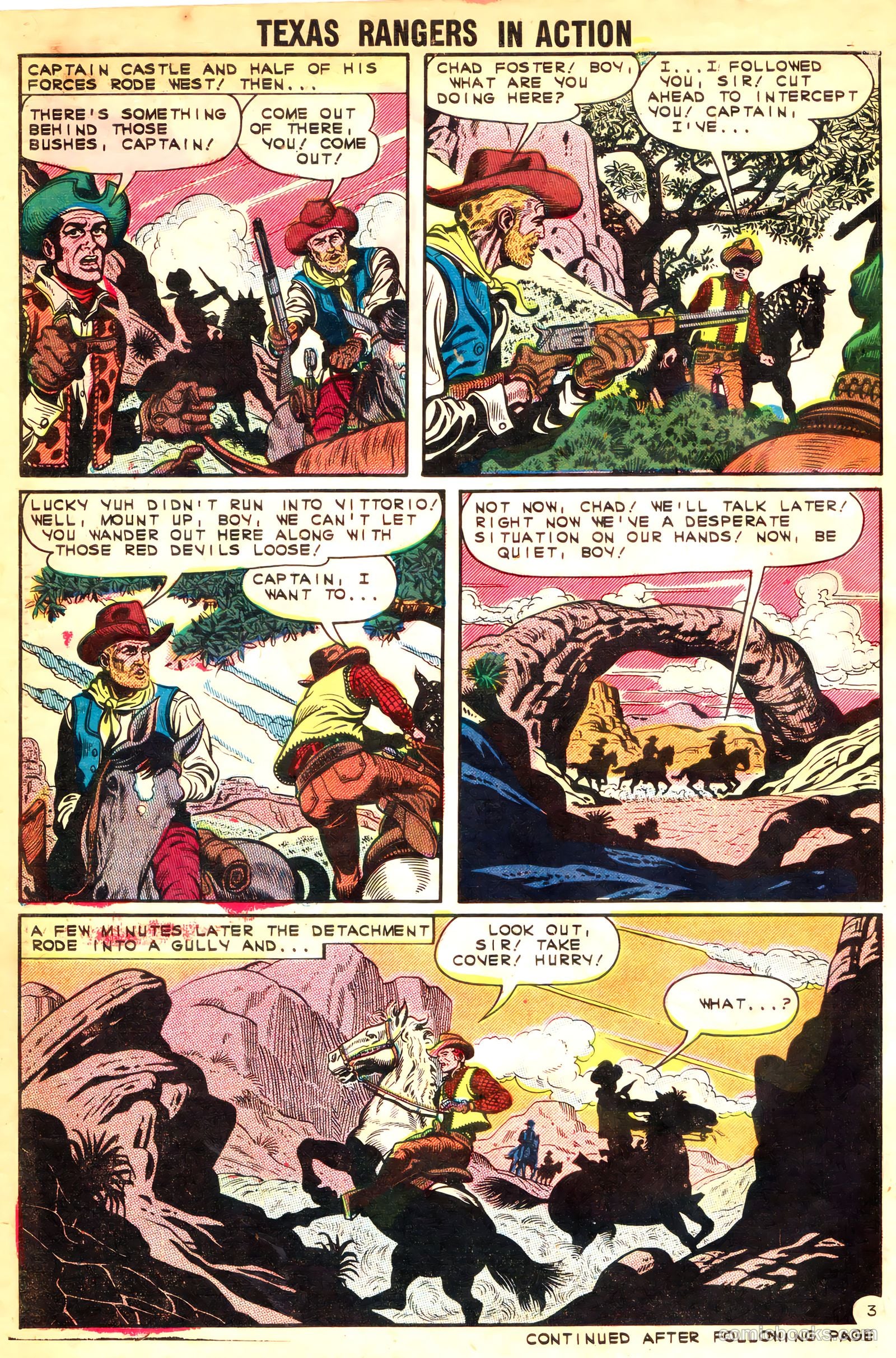 Texas Rangers in Action #37 (1963, Charlton) — page 30 of 36