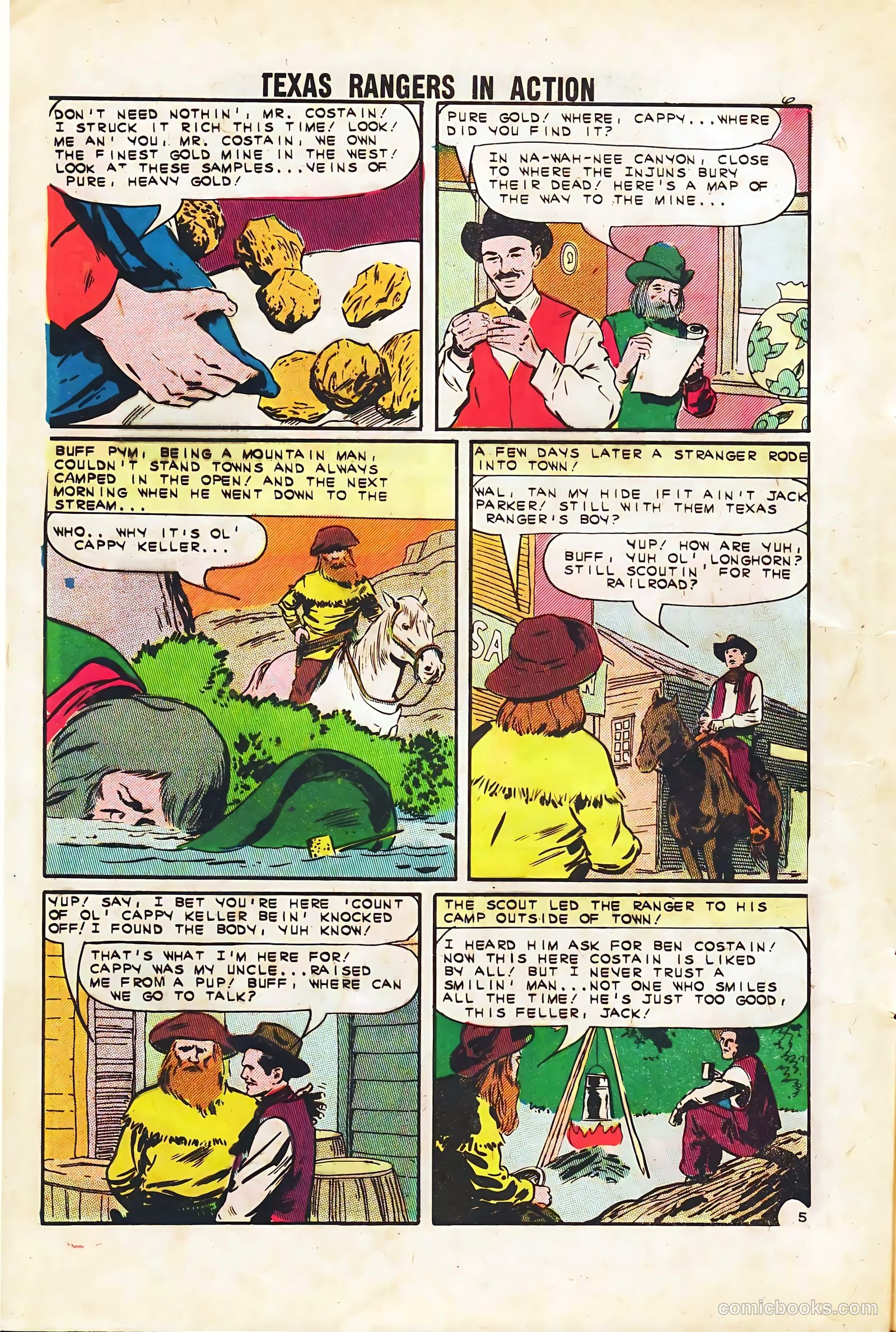 Texas Rangers in Action #40 (1963, Charlton) — page 8 of 36